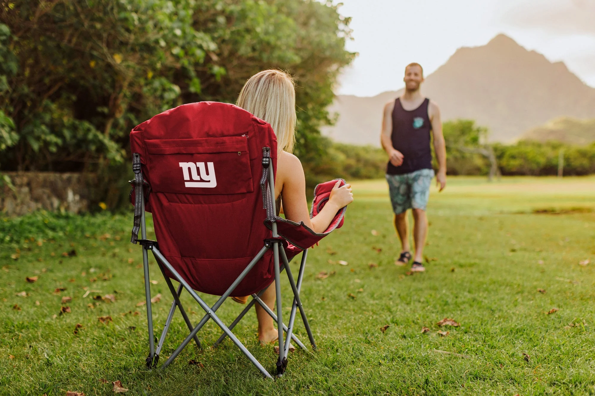 New York Giants Reclining Camp Chair - Image 2