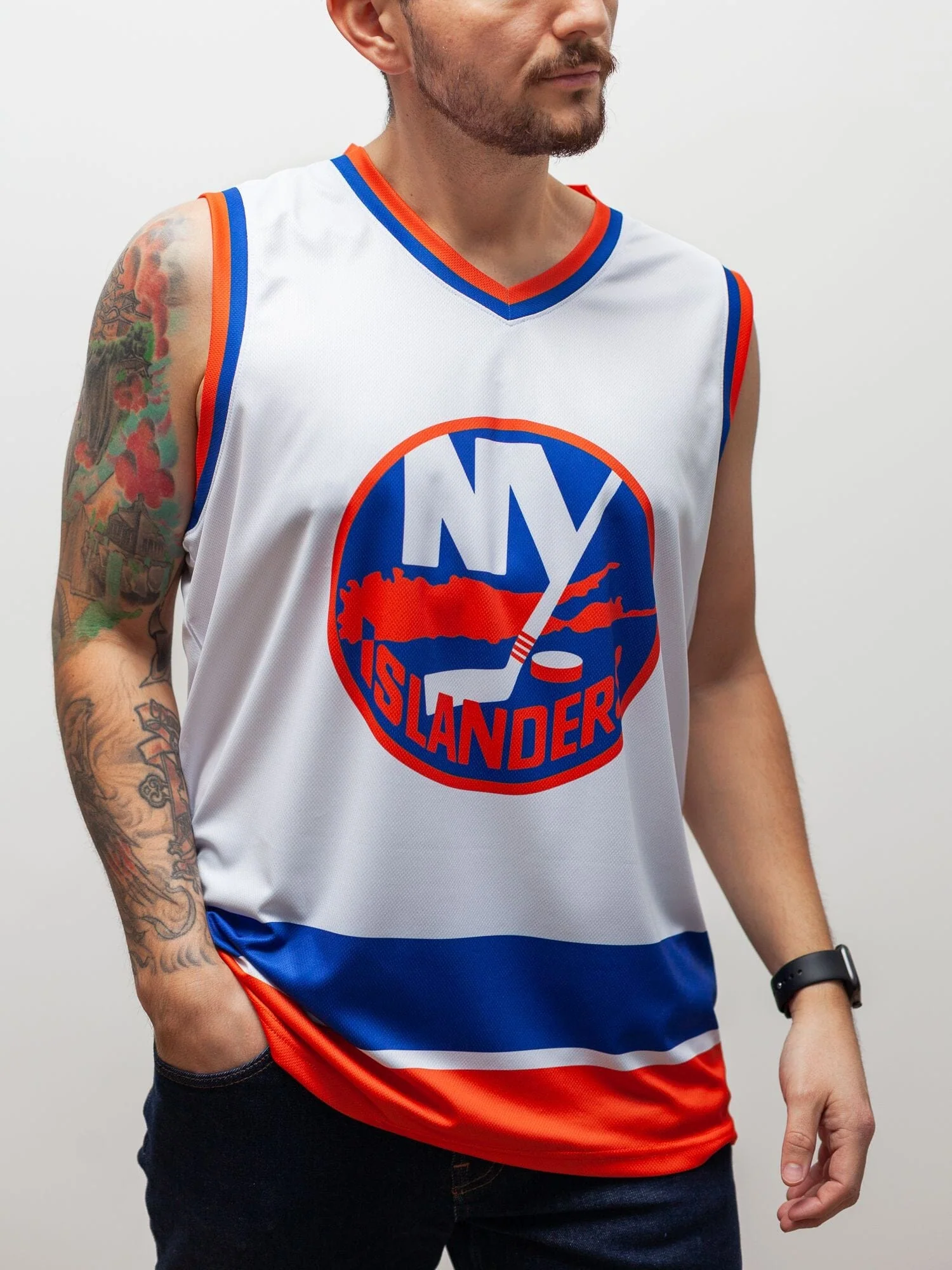 New York Islanders Away Hockey Tank - Image 6