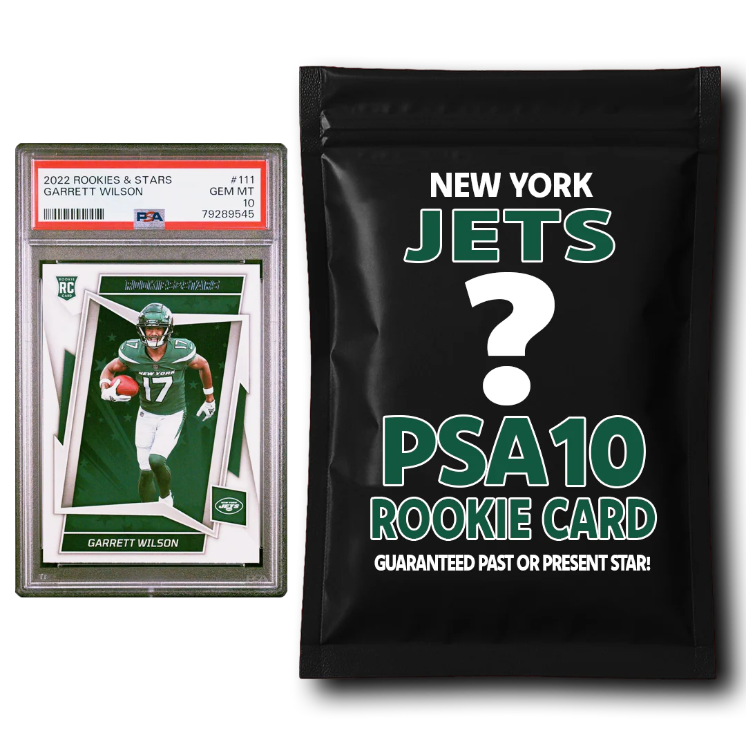 New York Jets PSA 10 Graded Rookie Card Mystery Pack