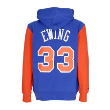 New York Knicks 1996 Patrick Ewing Fleece Hoodie - Image 2