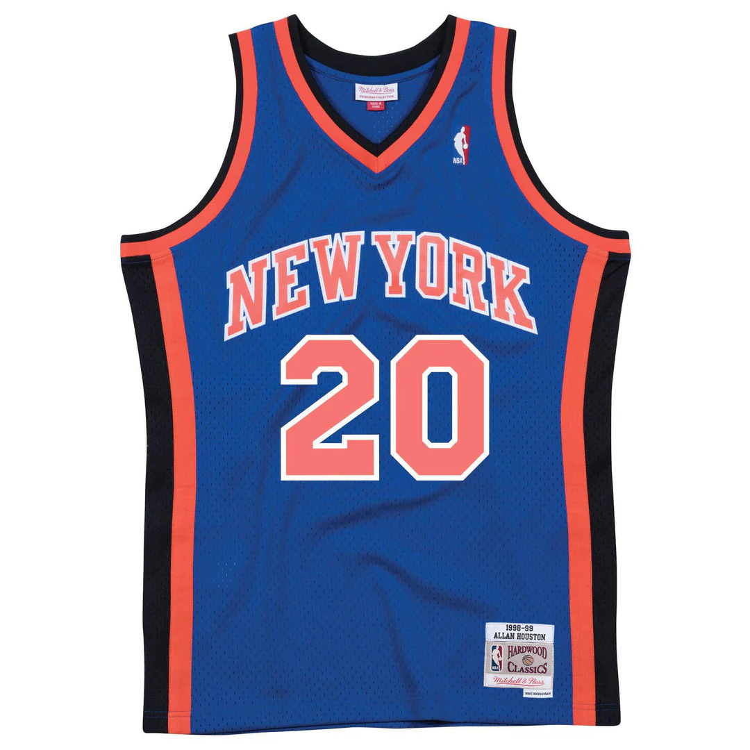 New York Knicks Allan Houston Mitchell & Ness Swingman Jersey - Image 2