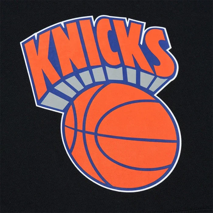 New York Knicks Game Time Vintage Logo Fleece Hoodie - Image 3