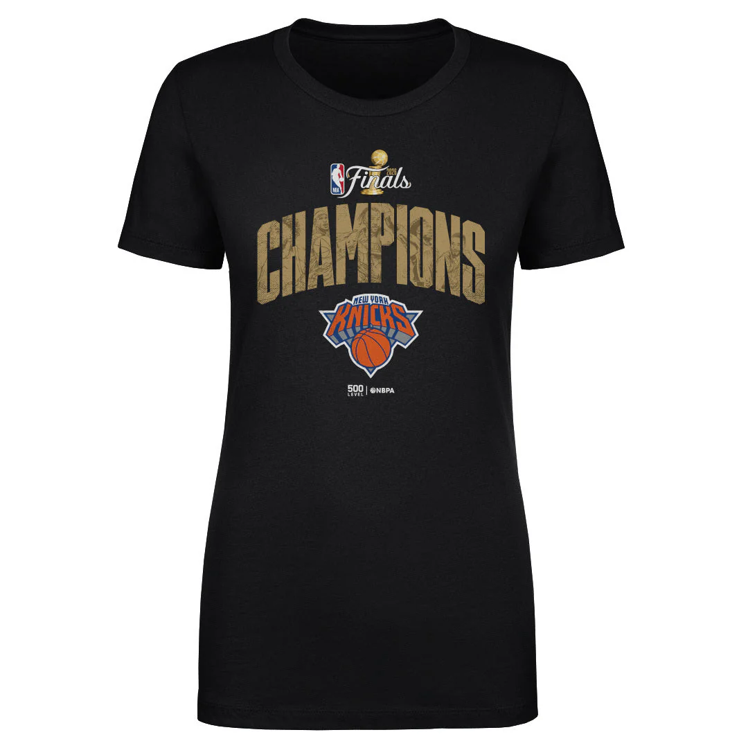 New York Knicks NBA Finals 2026 Champions WHT Women's T-Shirt