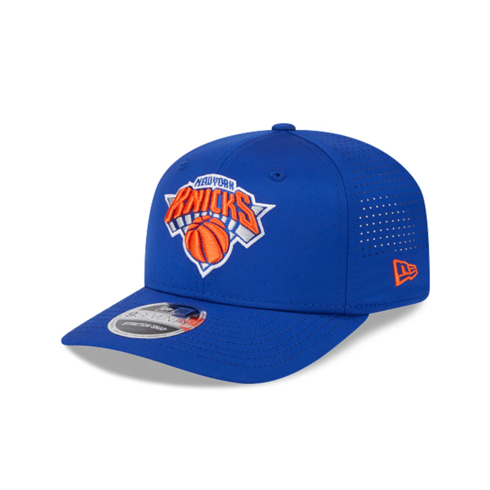New York Knicks NBA Perform 9Seventy Stretch Snapback Hat - Image 8
