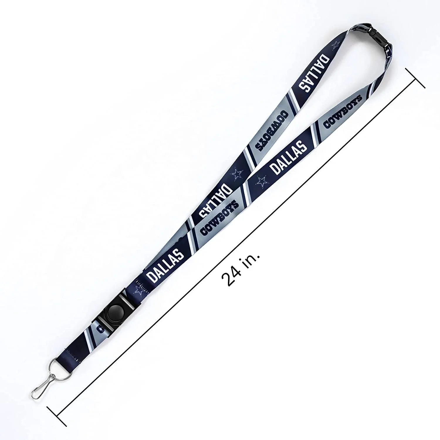 New York Knicks Premium Lanyard Keychain 18 Inch Button Clip Safety Breakaway - Image 7