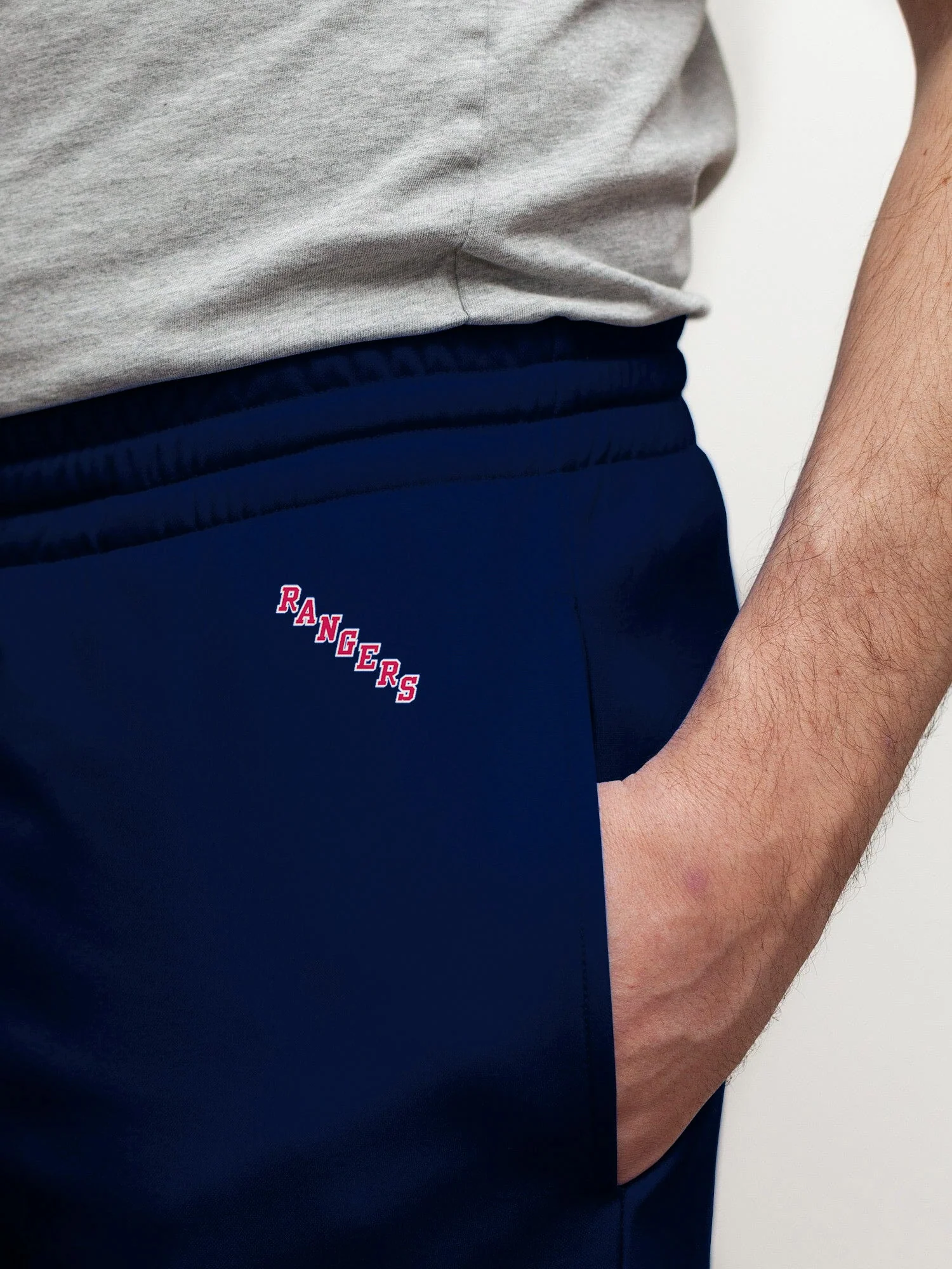 New York Rangers 2024 Alternate Hockey Jogger Pants - Image 4