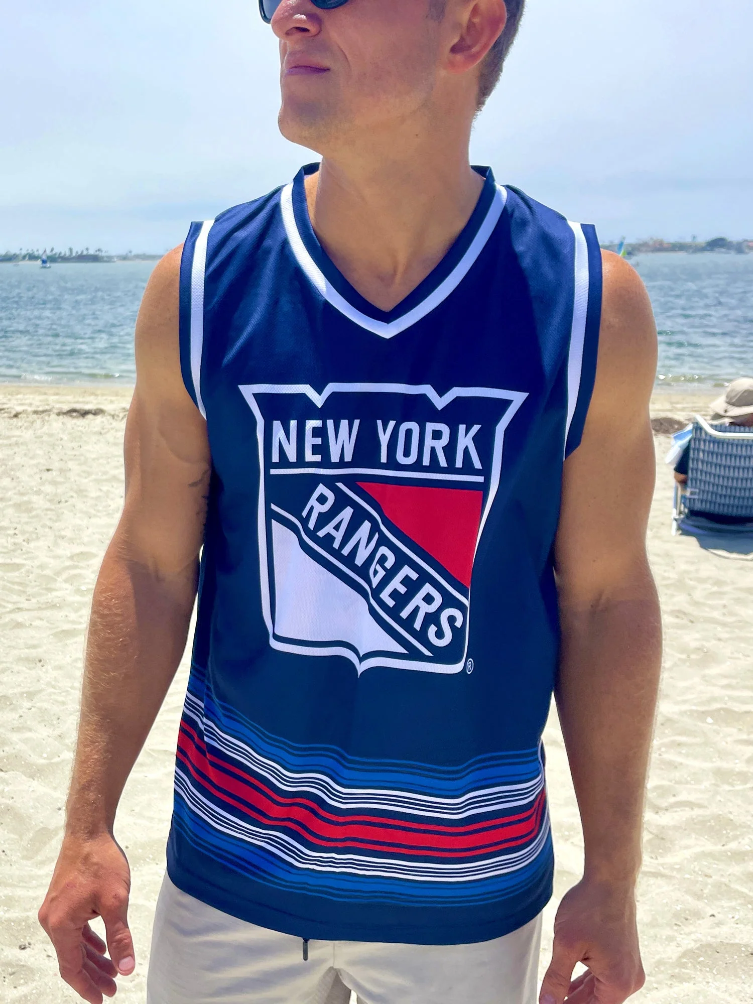 New York Rangers 2024 Alternate Hockey Tank - Image 5