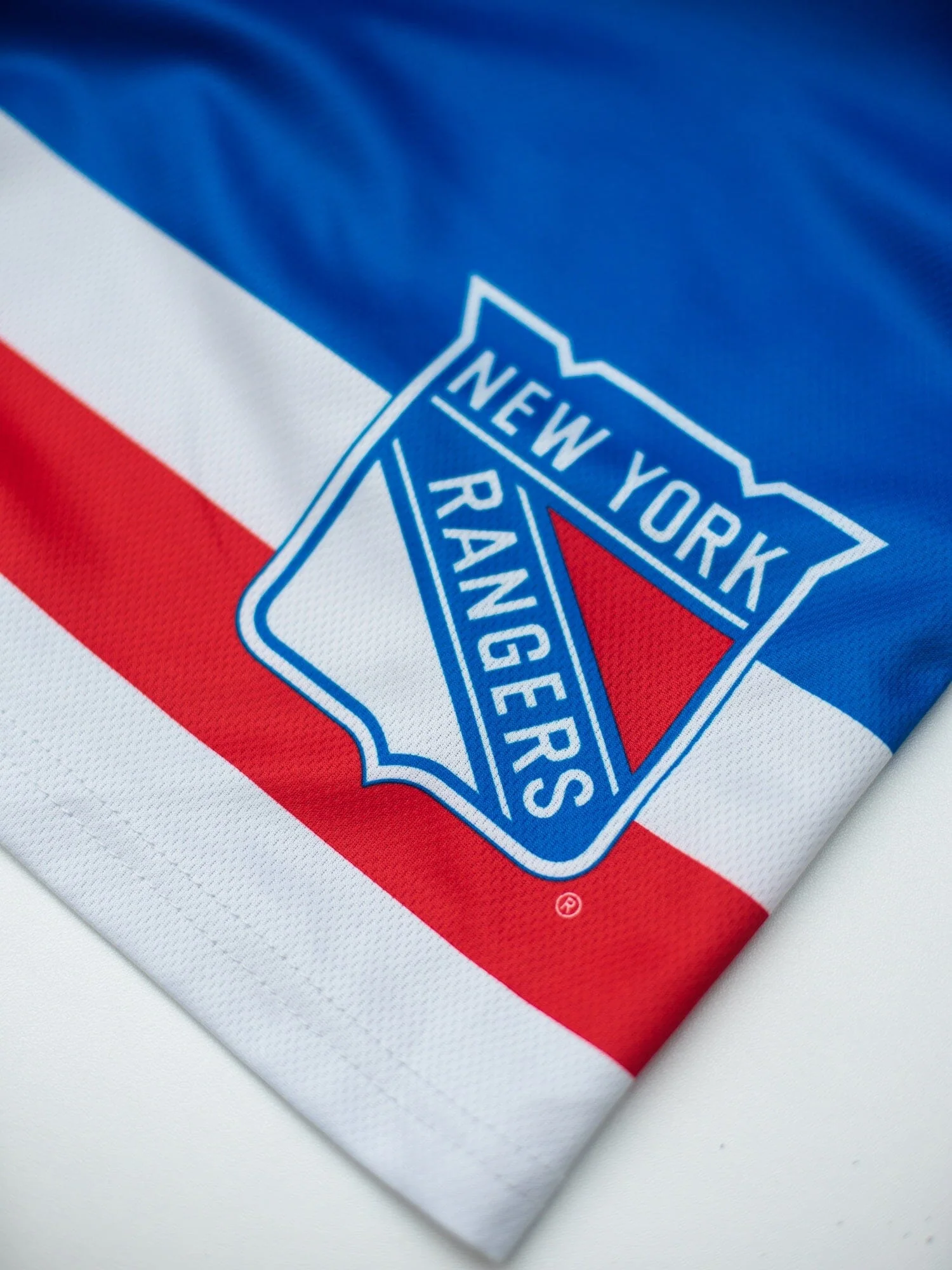 New York Rangers Mesh Hockey Shorts - Image 3