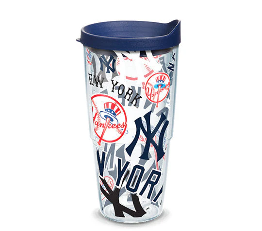 New York Yankees All Over Plastic Tumbler - Image 2