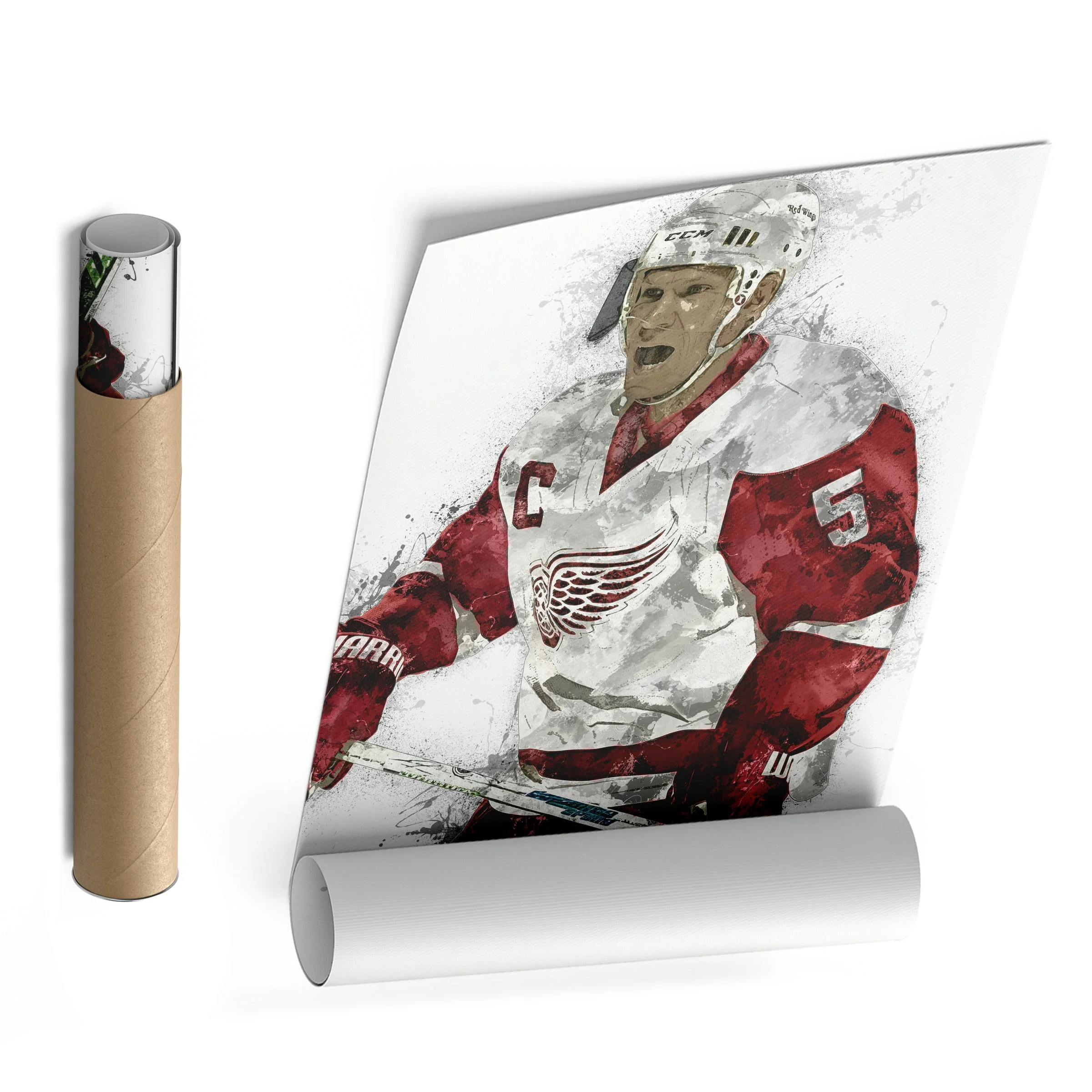 Nicklas Lidström Canvas Art Detroit Red Wings Wall Decor - Image 8