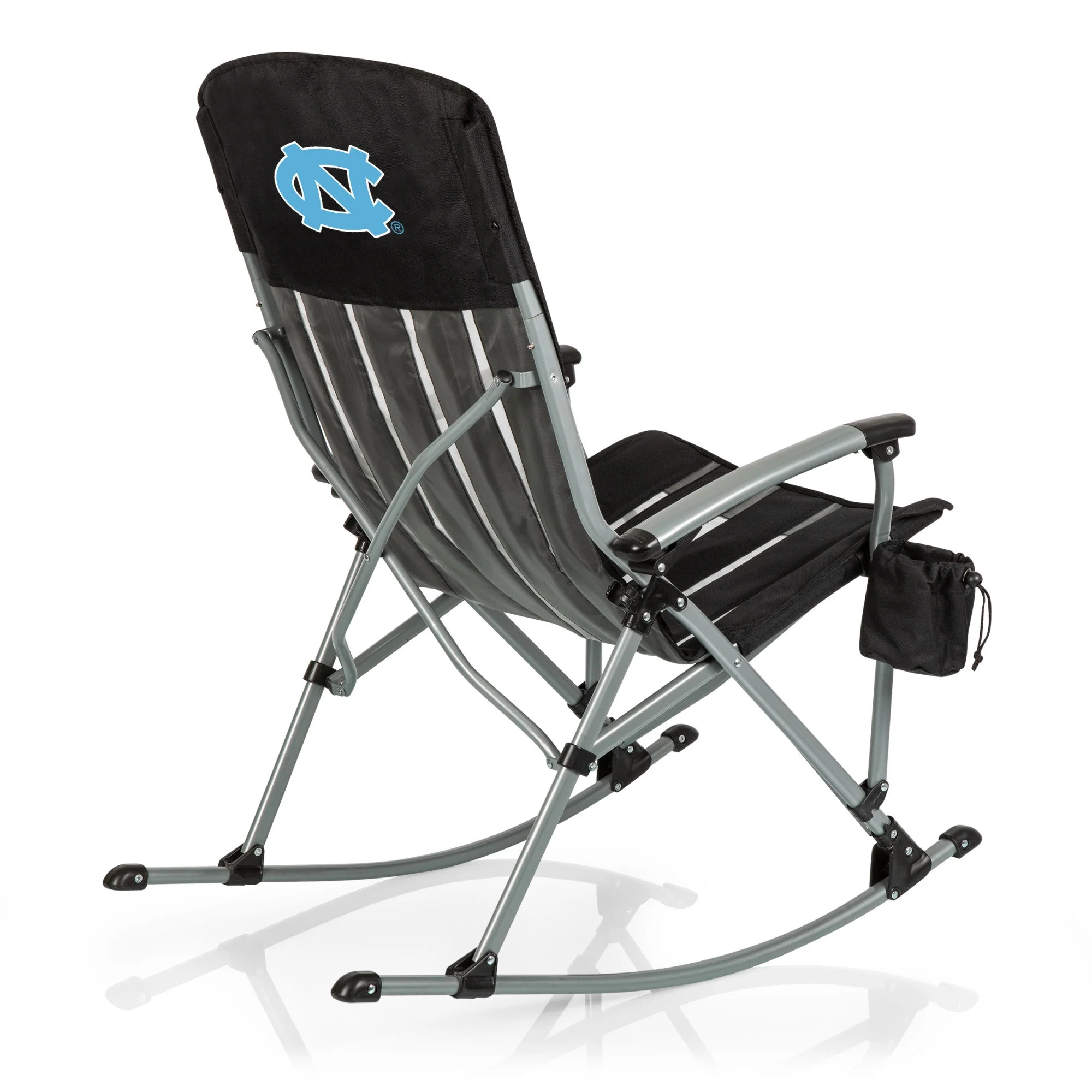 North Carolina Tar Heels Outdoor Rocking Camp Chair - Image 3