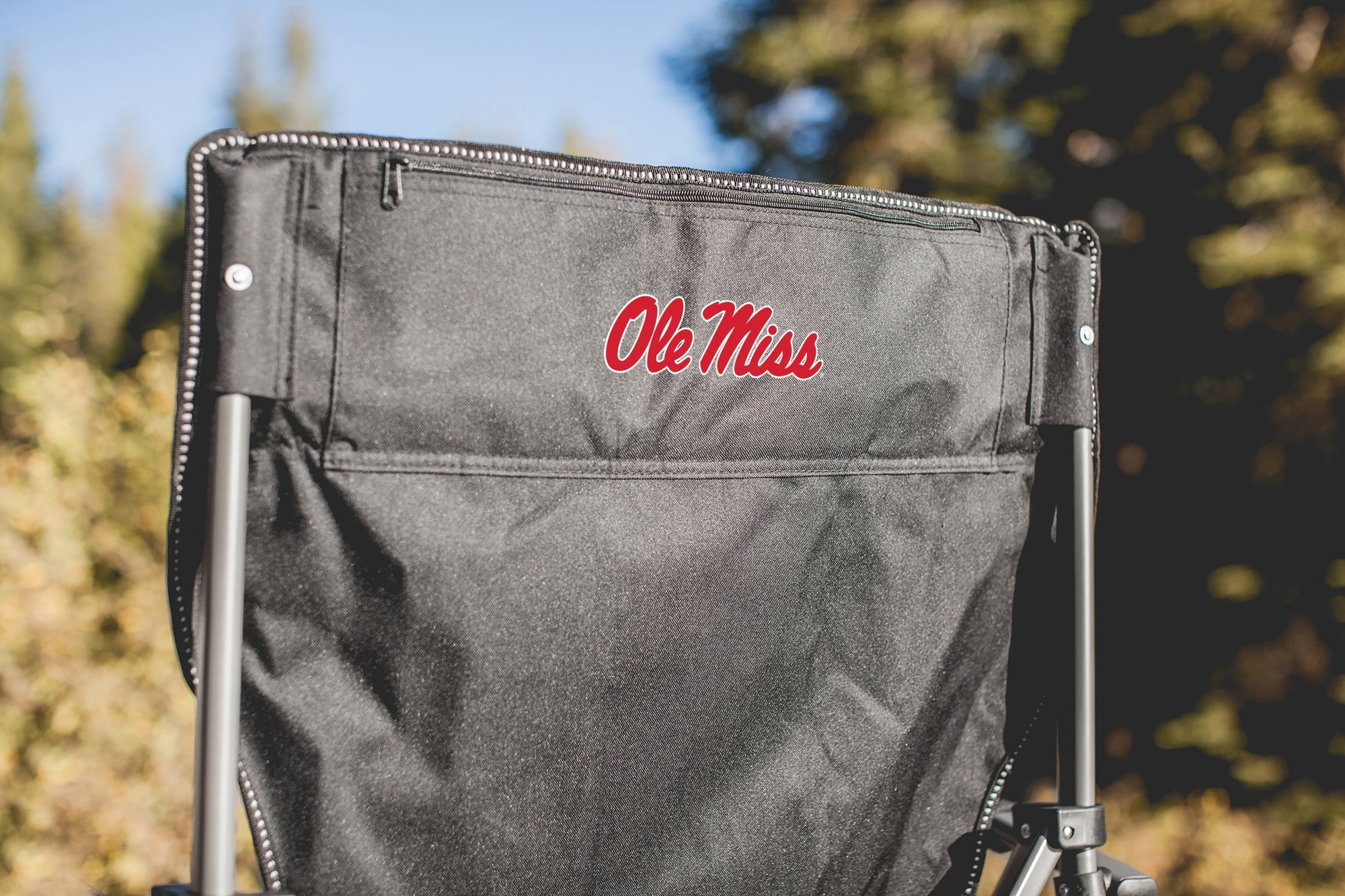 Ole Miss Rebels Big Bear XXL Camping Chair with Cooler - Image 2