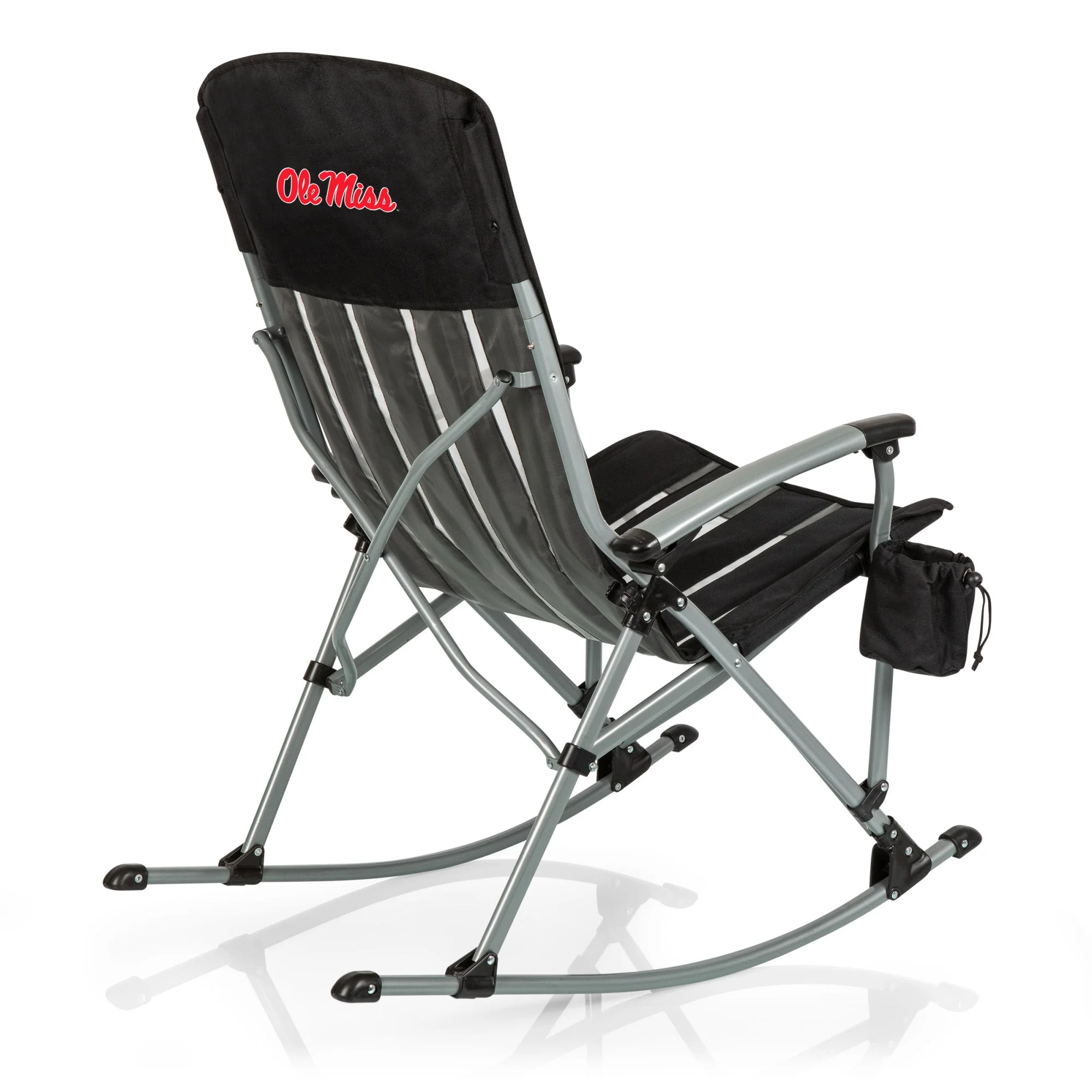Ole Miss Rebels Outdoor Rocking Camp Chair - Image 3
