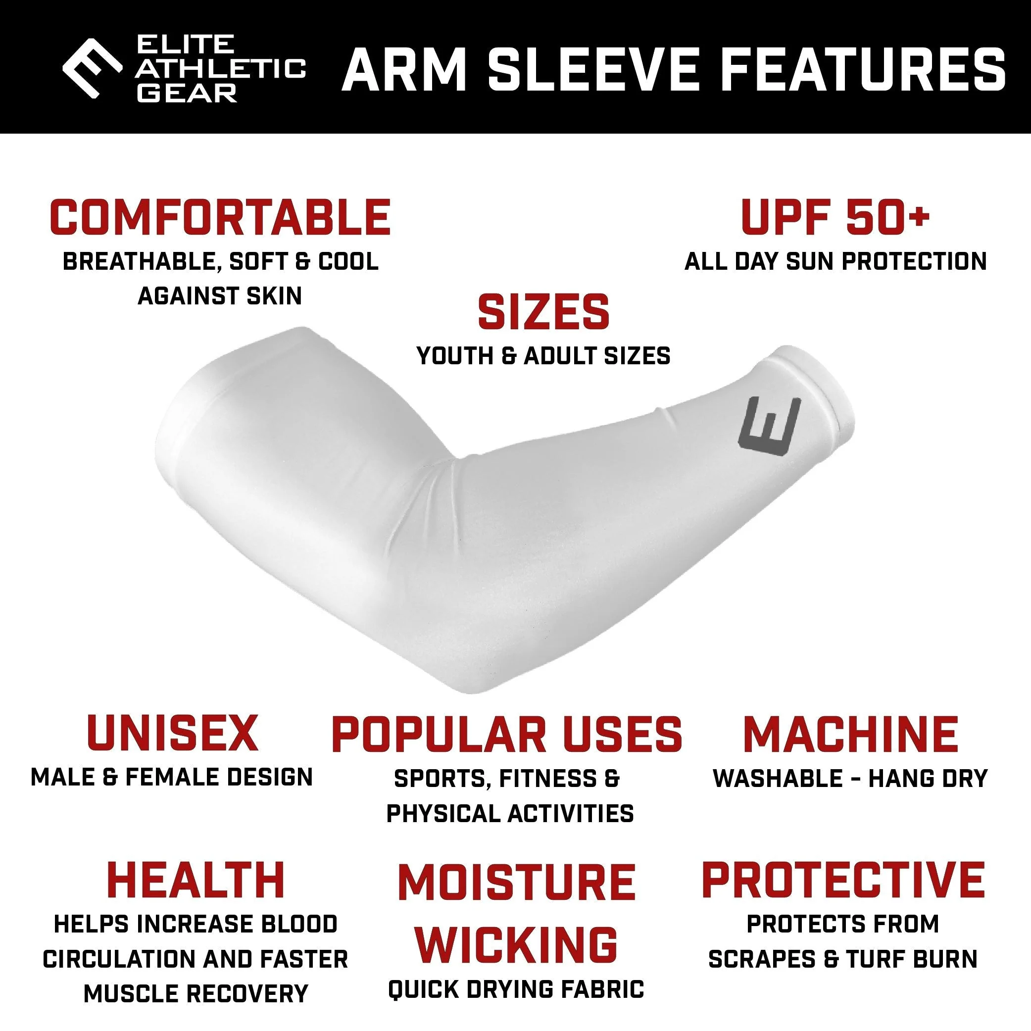 Orange Fierce Arm Sleeve - Image 3