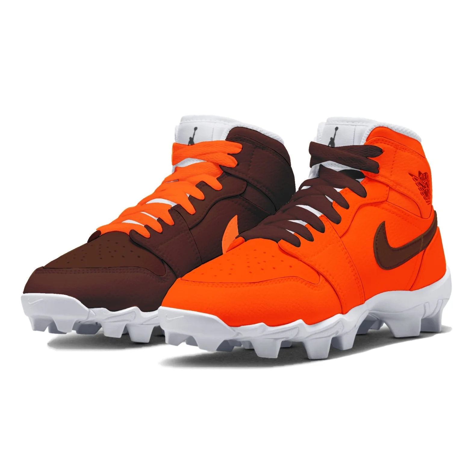 "Peanut Butter Burst" Jordan 1 Kids' Multisport Cleats - Image 2