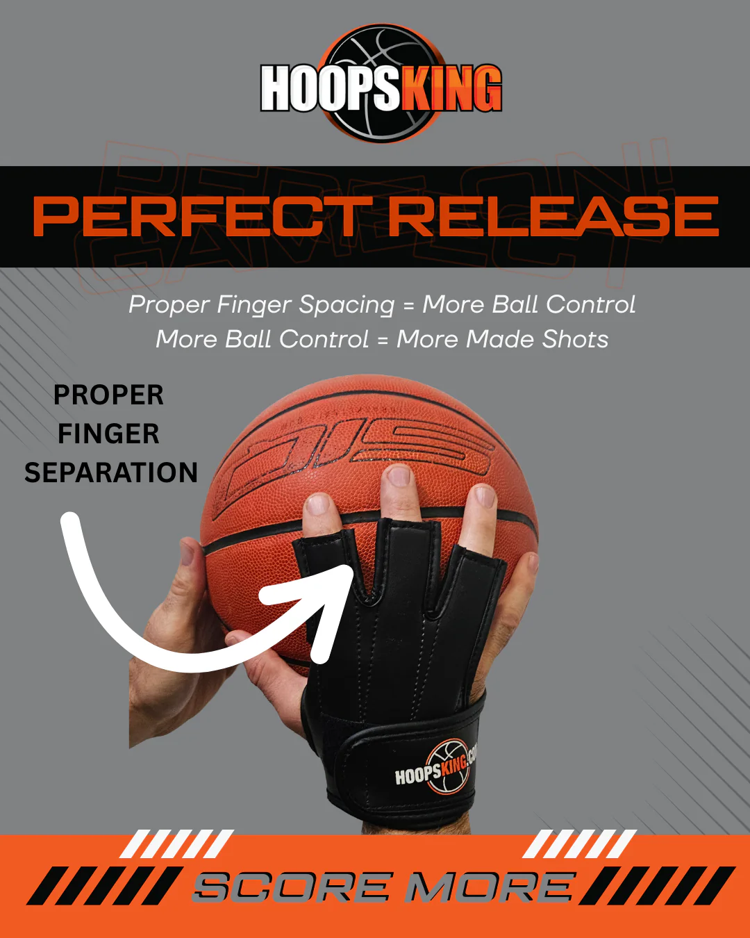 Perfect Jump Shot Basketball Shooting Glove - Image 3