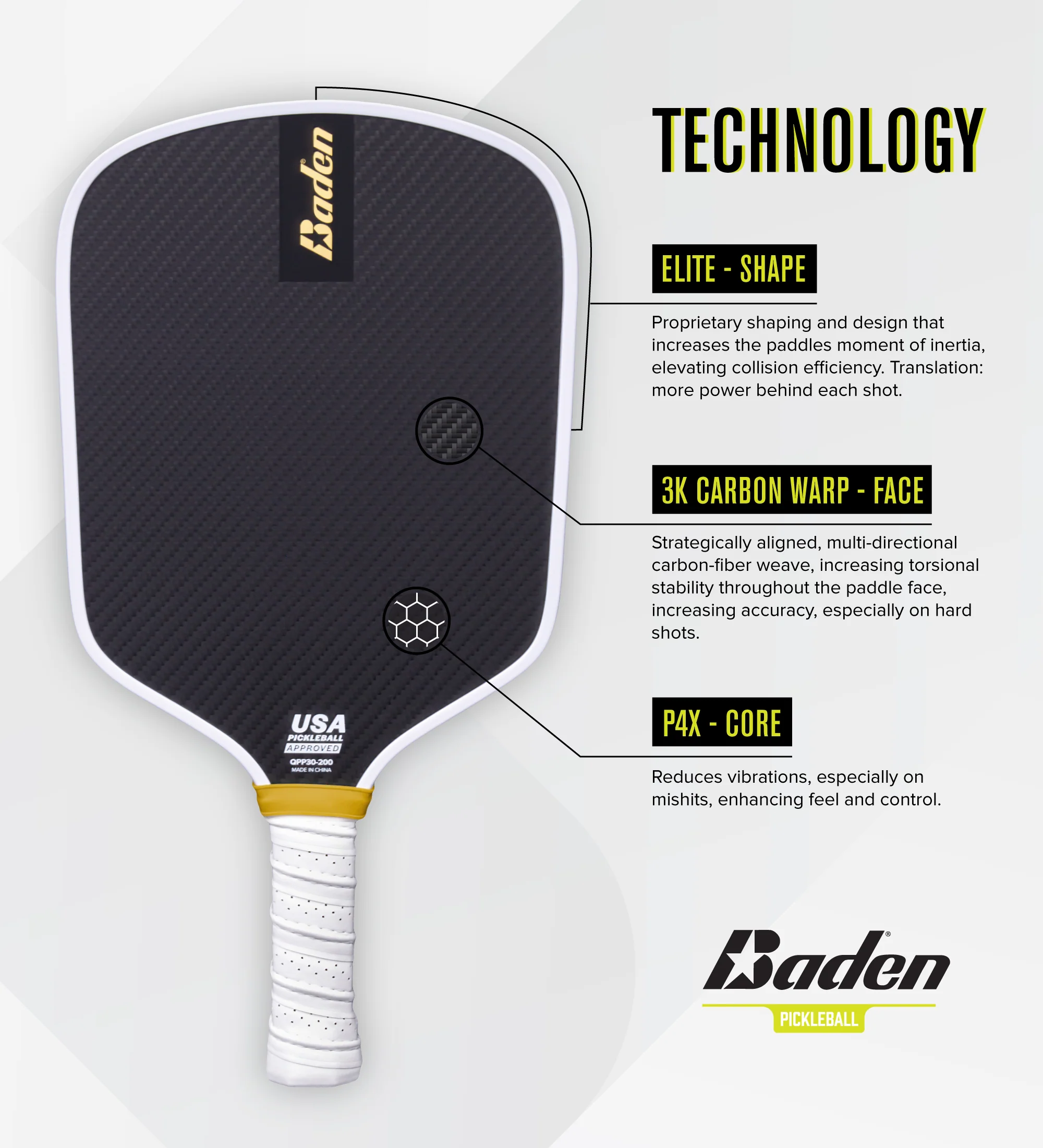 Perfection 3k Pickleball Paddle - Image 2