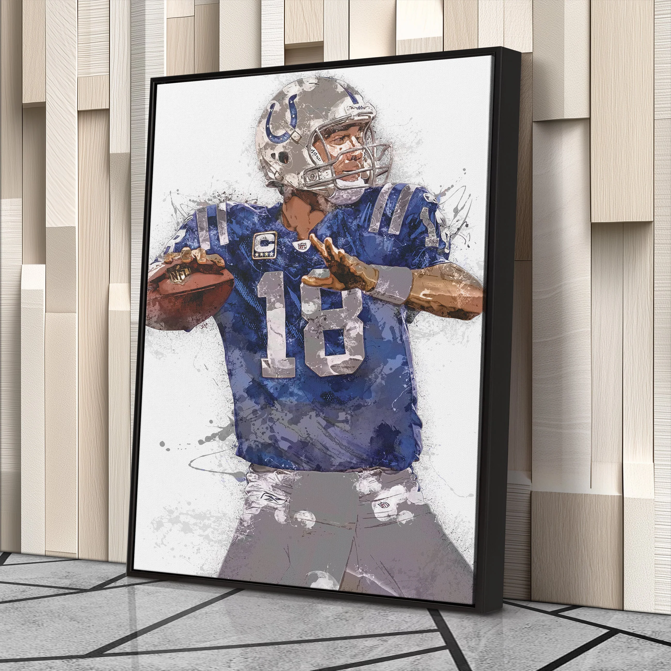 Peyton Manning Canvas Art – Indianapolis Colts Wall Decor - Image 4