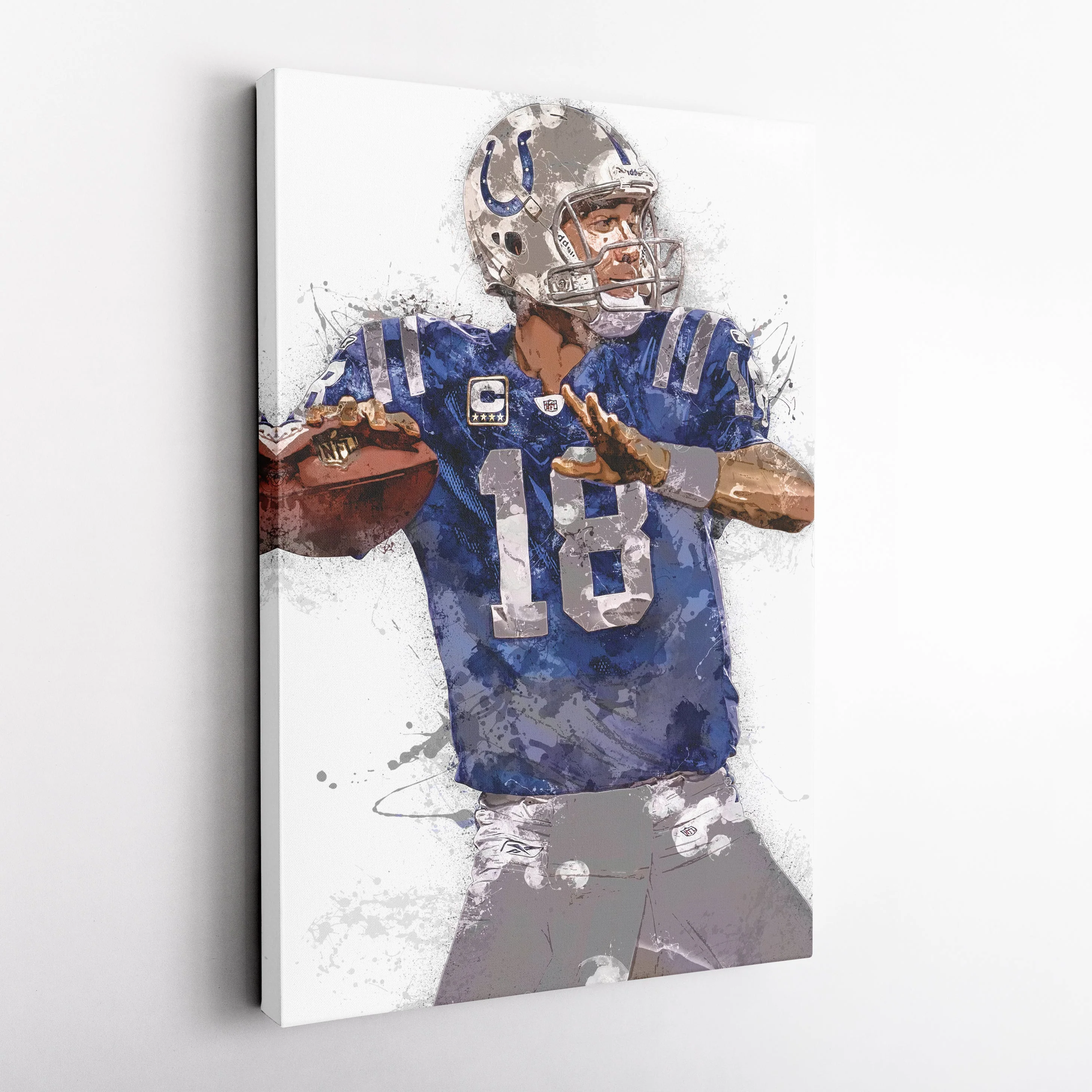 Peyton Manning Canvas Art – Indianapolis Colts Wall Decor - Image 5