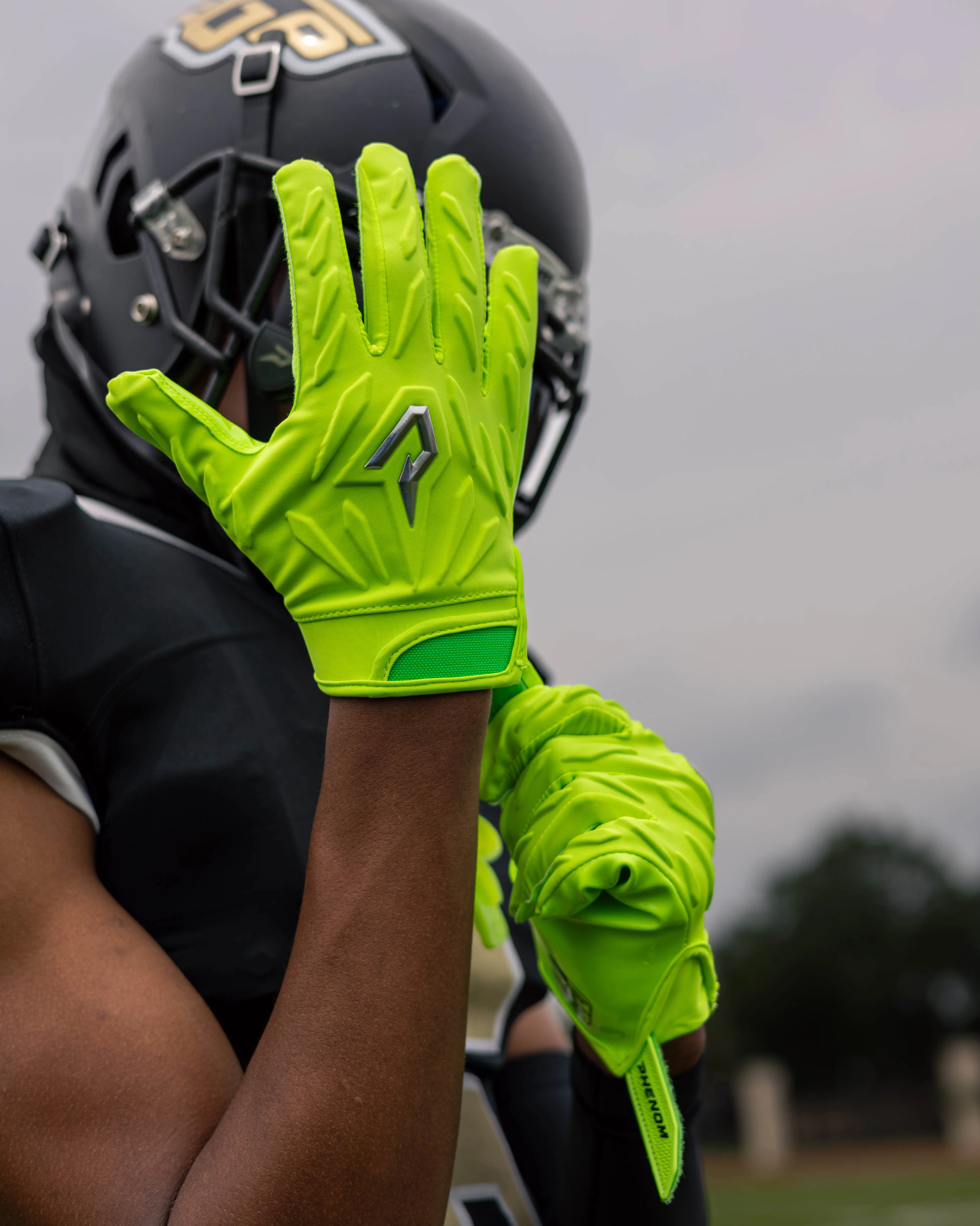 Phenom Elite Quantum Fierce Adult Padded Football Gloves - Image 24
