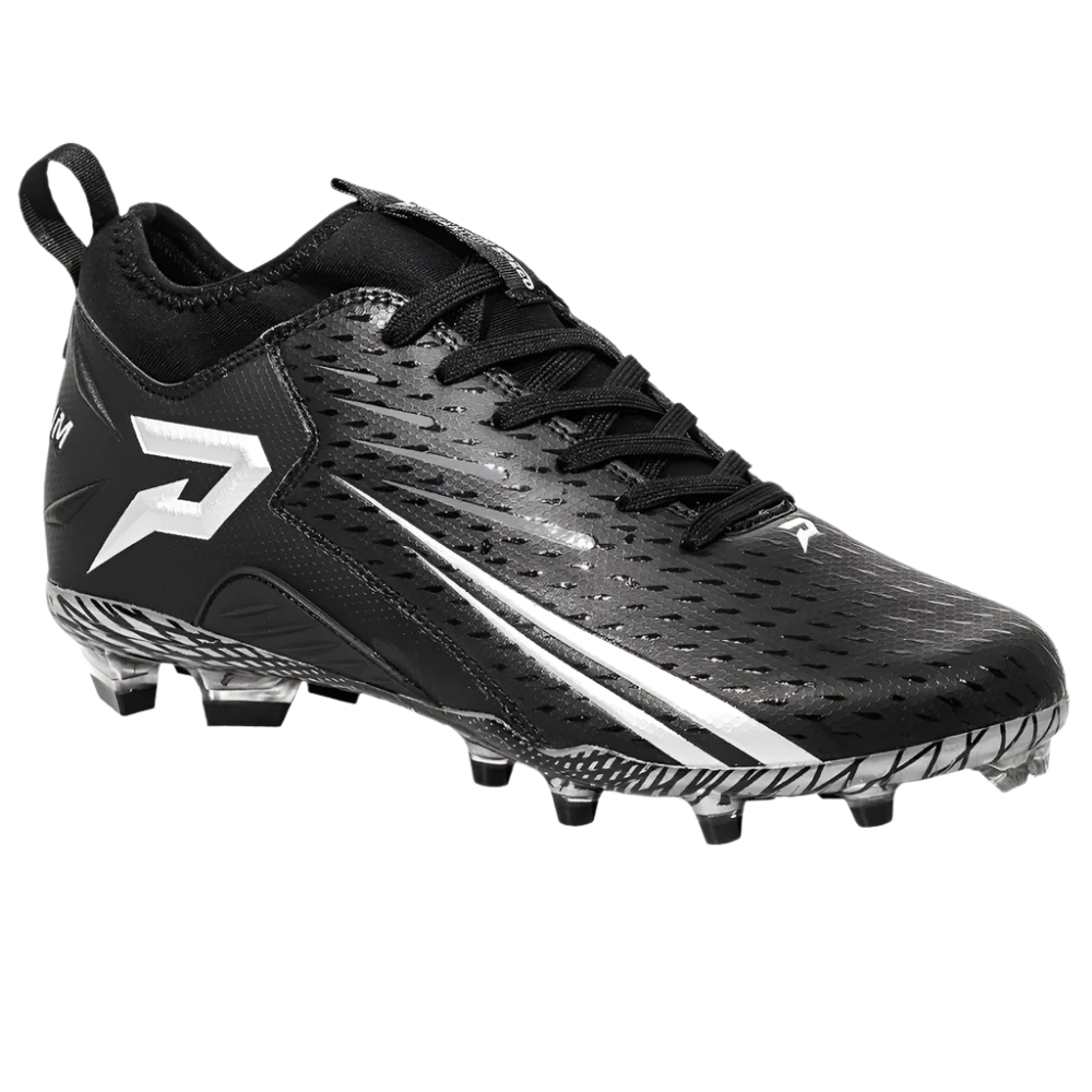 Phenom Elite Quantum Speed 2.0 Football Cleats - Team Colors - White or Black - Image 5