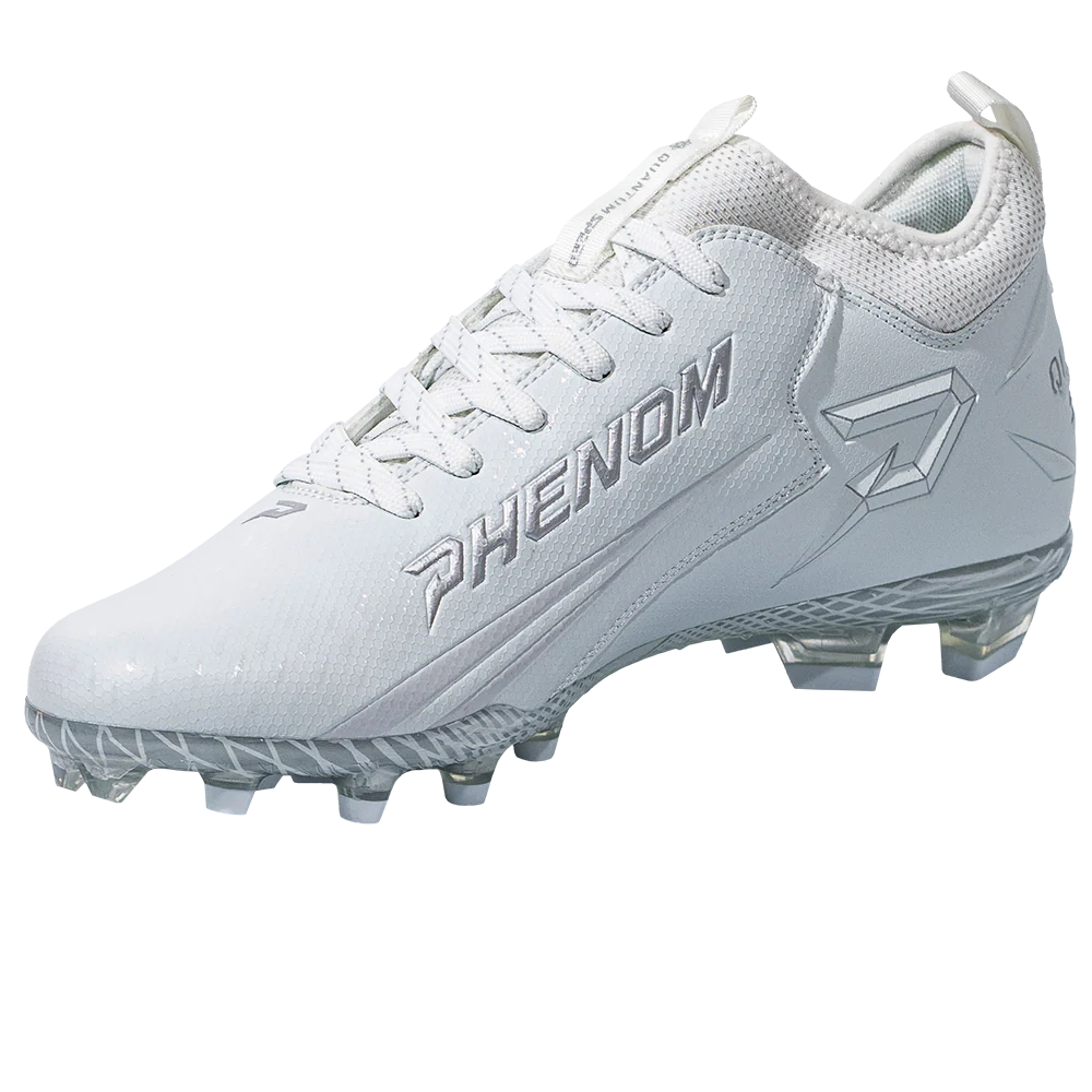 Phenom Elite Quantum Speed 2.0 Football Cleats - Team Colors - White or Black - Image 7
