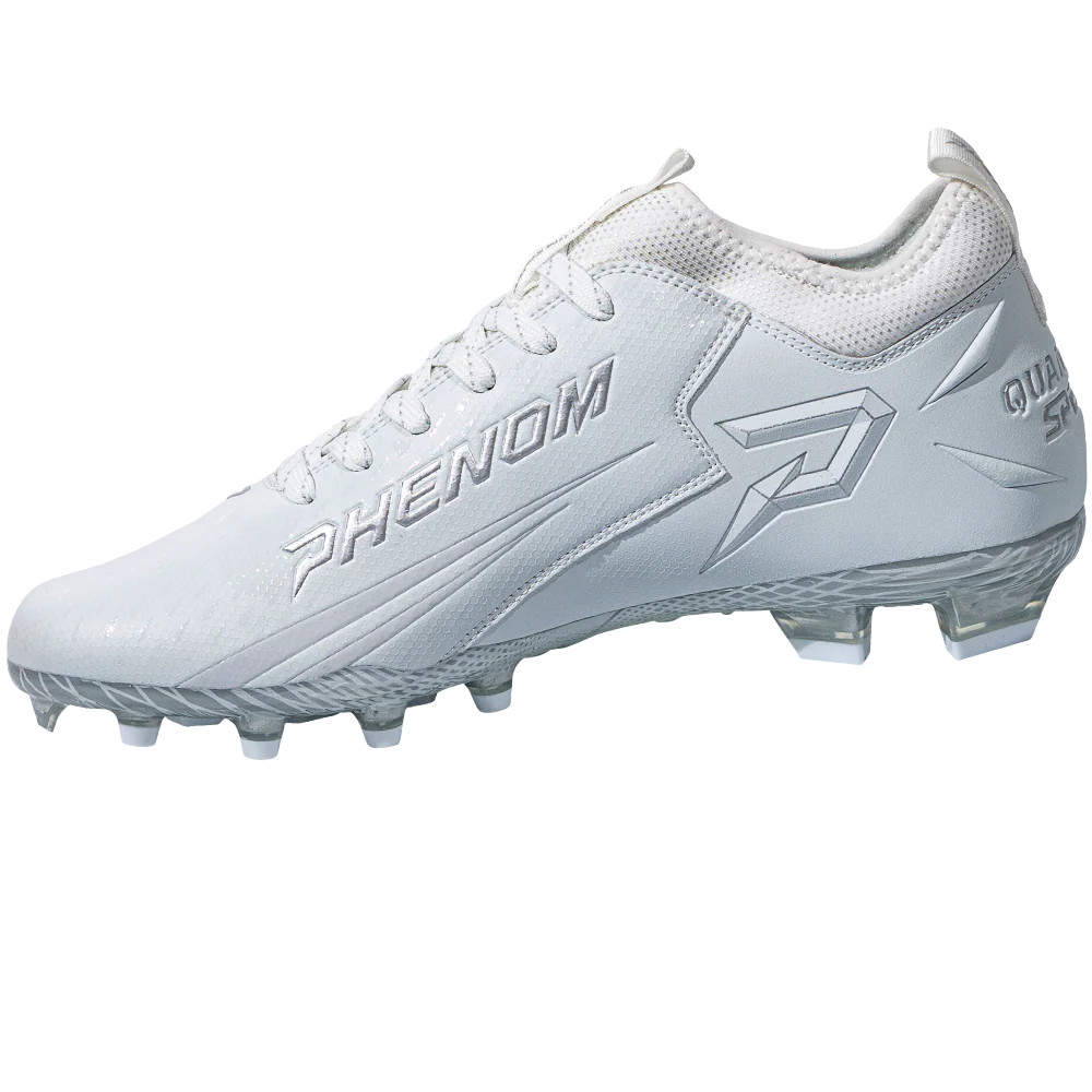 Phenom Elite Quantum Speed 2.0 Football Cleats - Team Colors - White or Black - Image 8