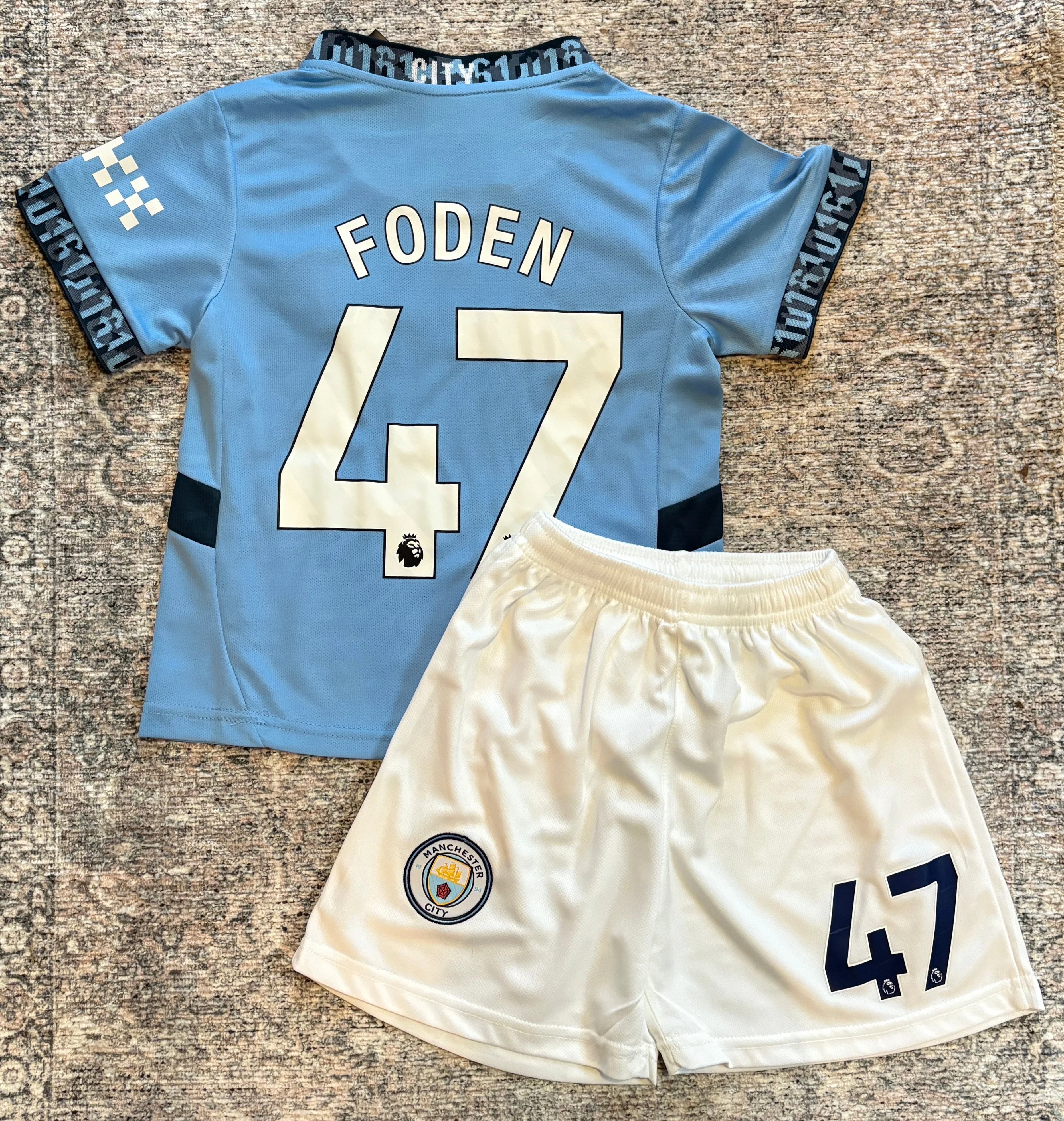 Phil Foden Kids Soccer Jersey Manchester City Youth Toddler - Image 3