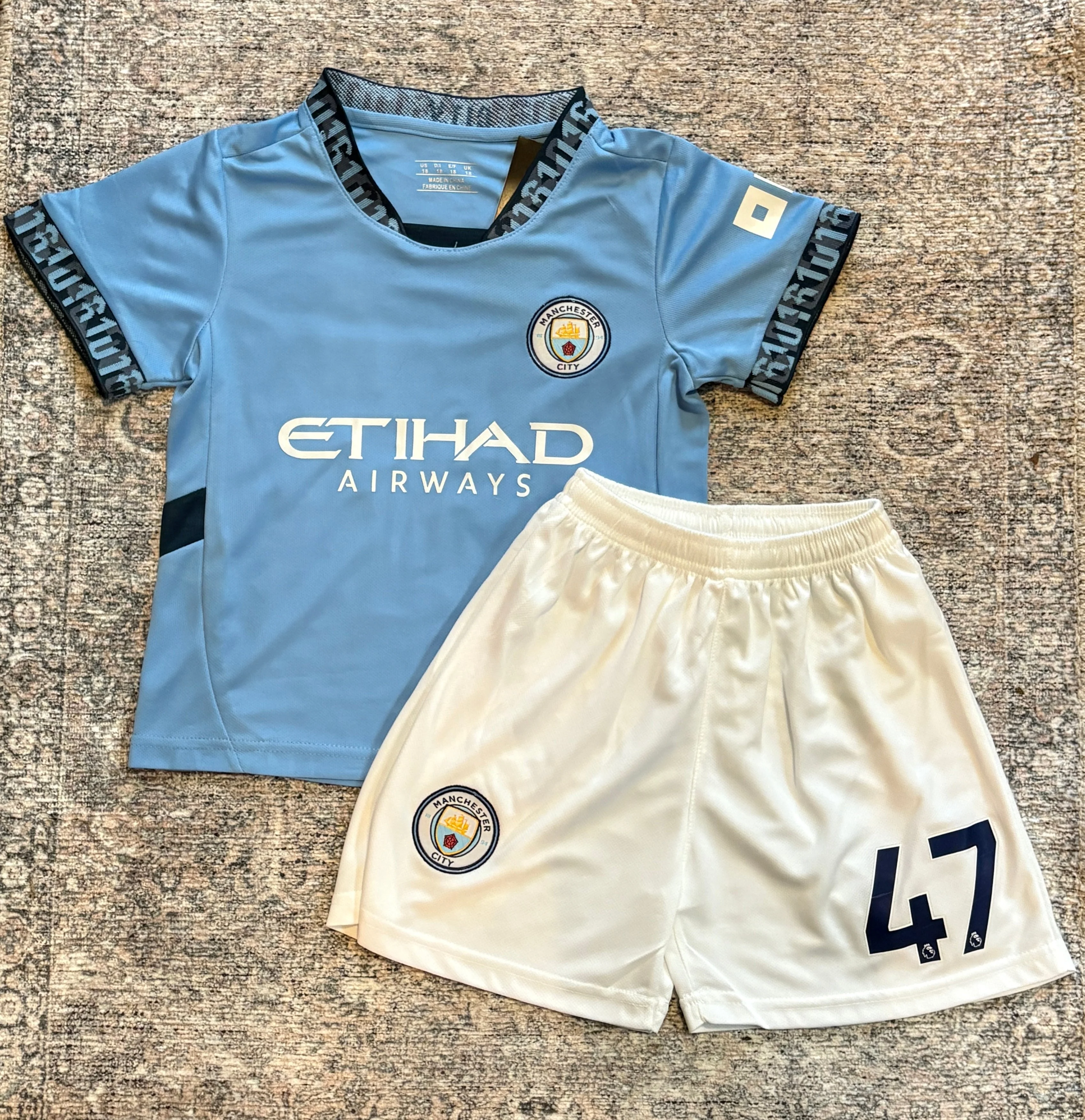 Phil Foden Kids Soccer Jersey Manchester City Youth Toddler - Image 4
