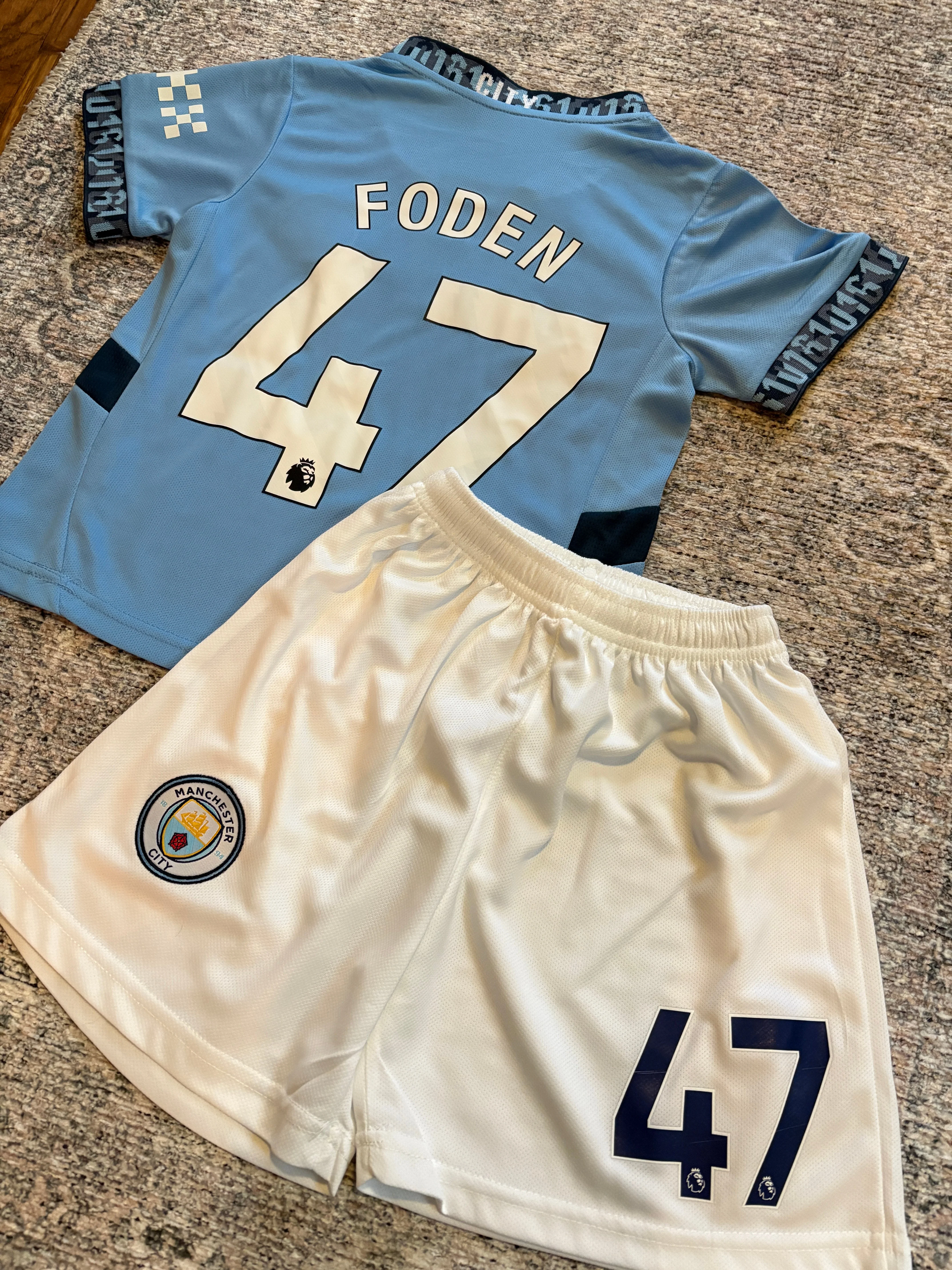 Phil Foden Kids Soccer Jersey Manchester City Youth Toddler - Image 7