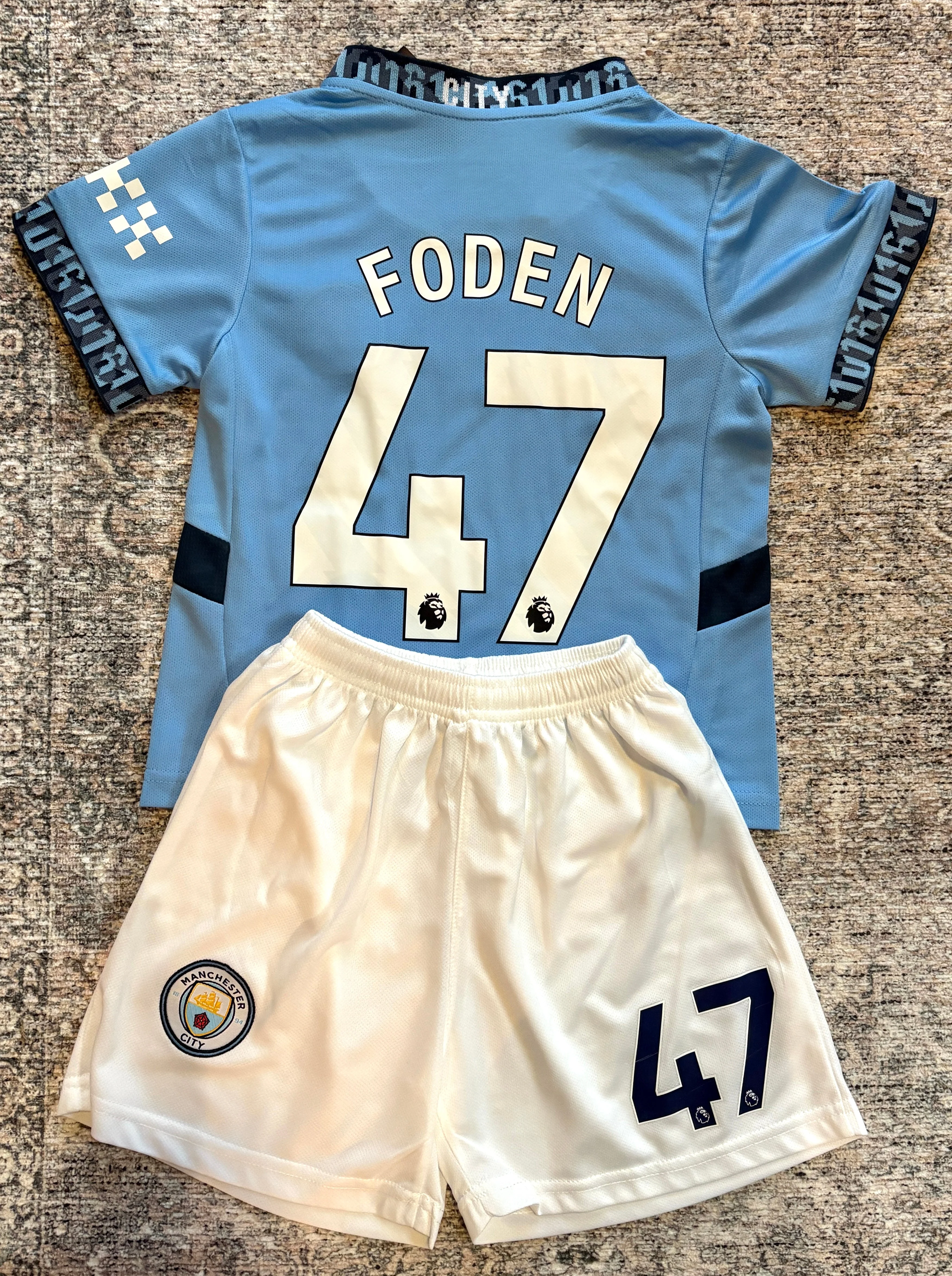 Phil Foden Kids Soccer Jersey Manchester City Youth Toddler - Image 8