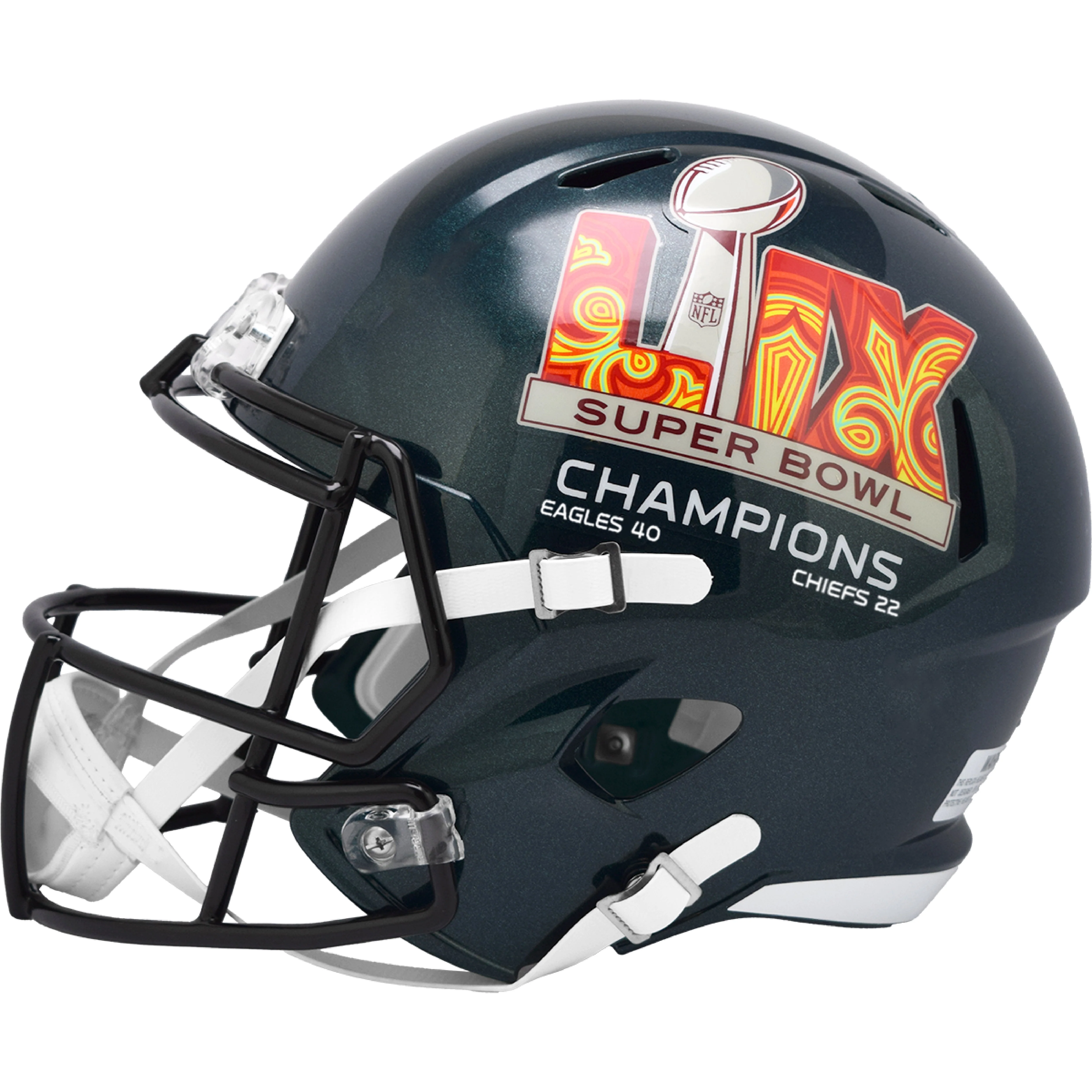 Philadelphia Eagles 2025 Champs Full Size Replica Football Helmet - Image 2