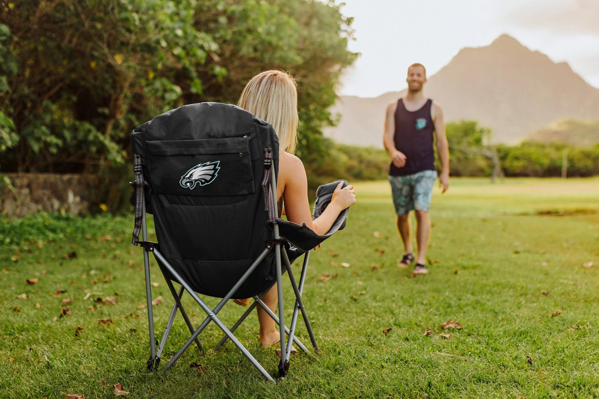 Philadelphia Eagles Reclining Camp Chair - Image 2