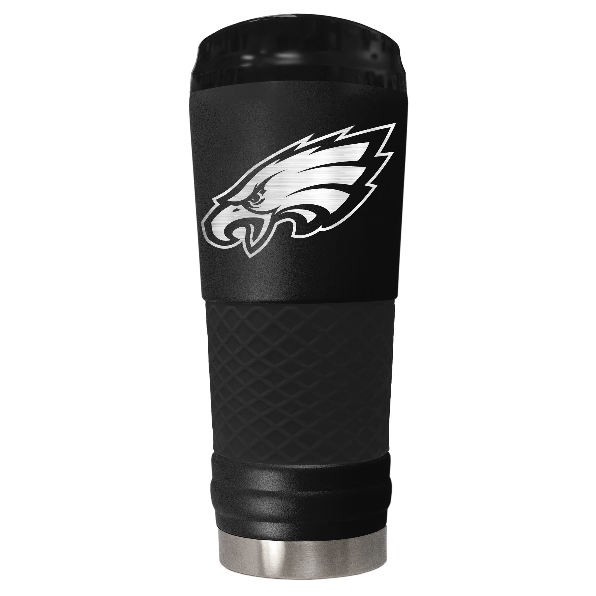 Philadelphia Eagles "The Draft" 24 oz. Stainless Steel Travel Tumbler - Black