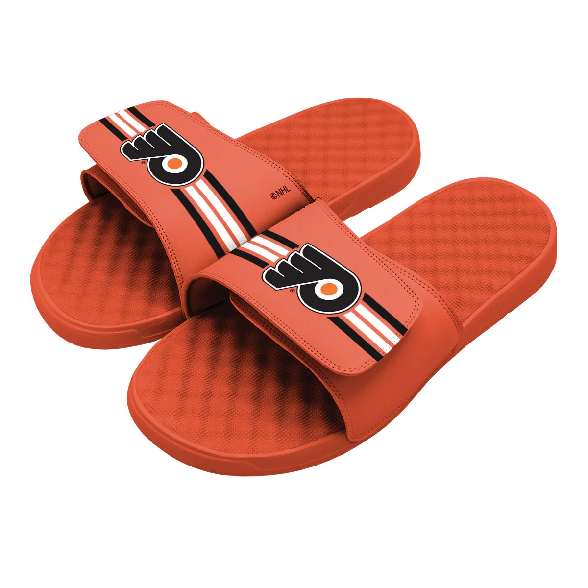 Philadelphia Flyers Stripes Orange Slides - Image 2