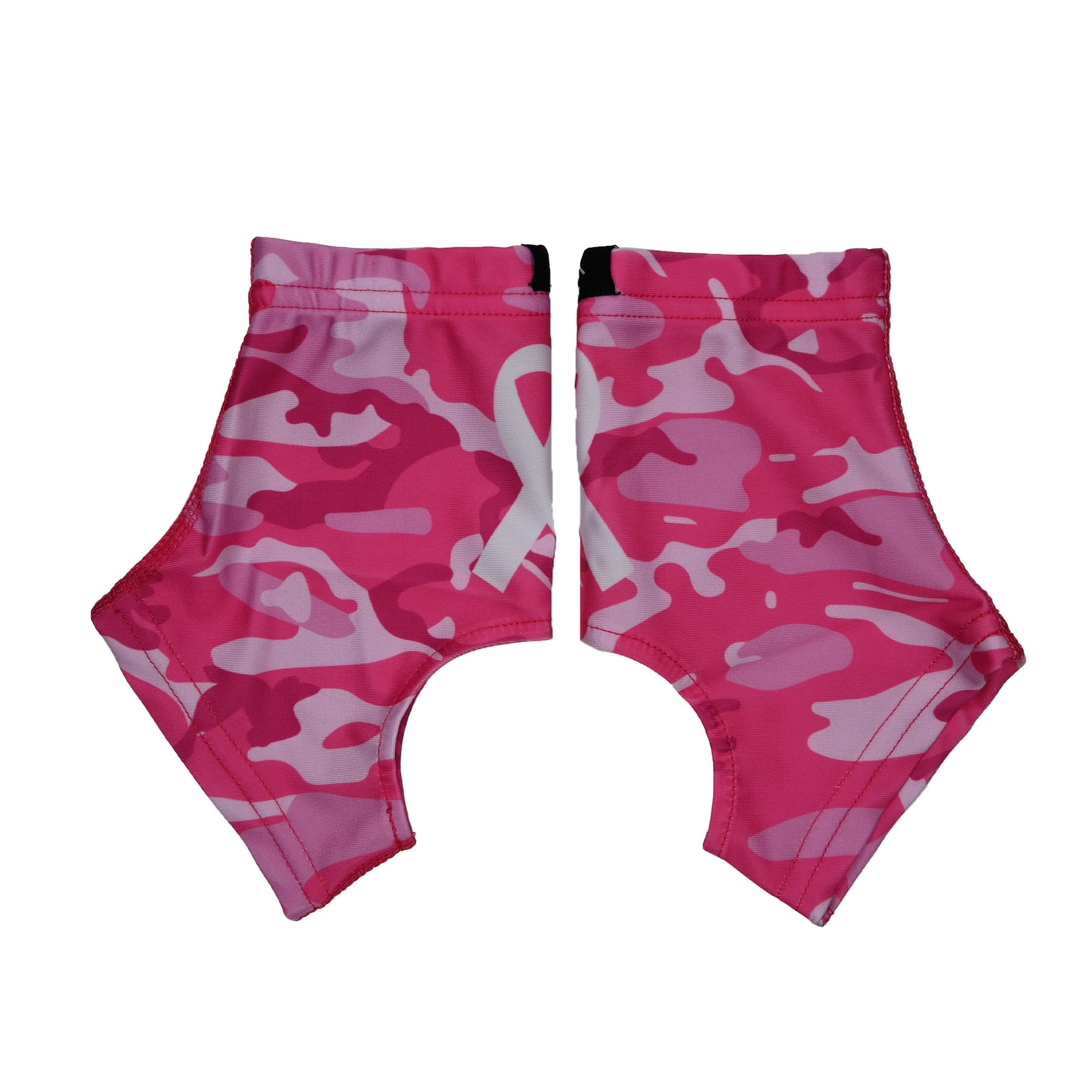 Pink Camo Breast Cancer Awareness Cross Cleat Covers (Spats) - Image 2
