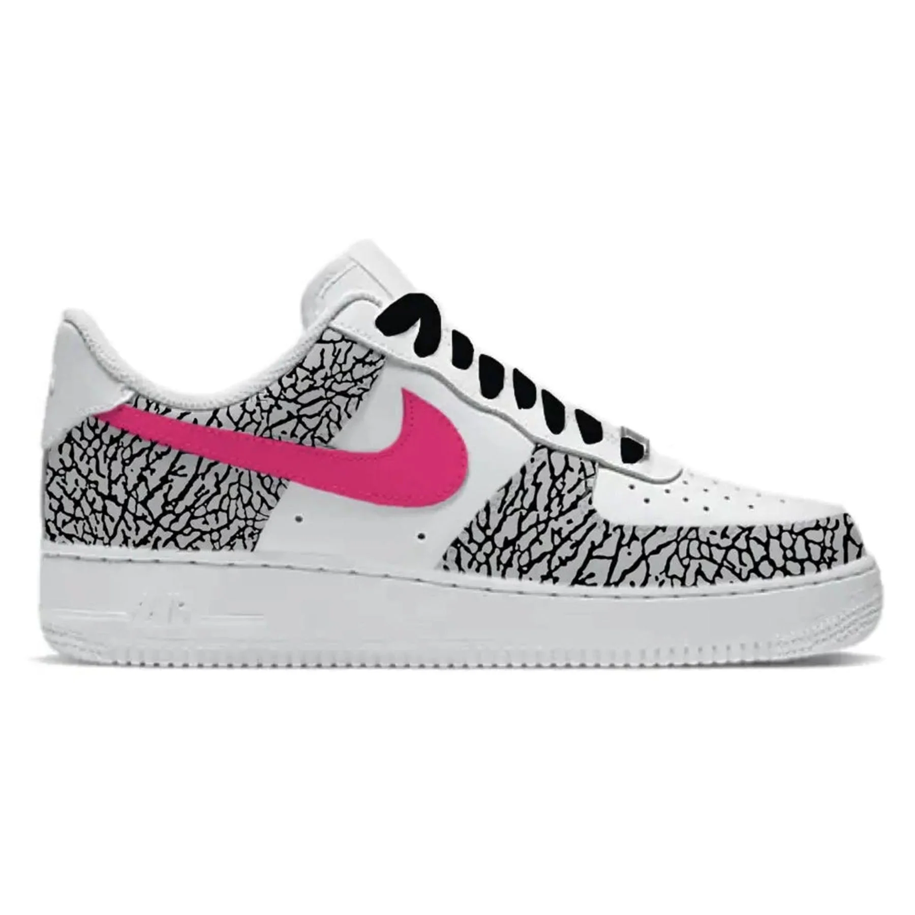 "Pink Elephant" Nike Air Force 1 Low Shoes