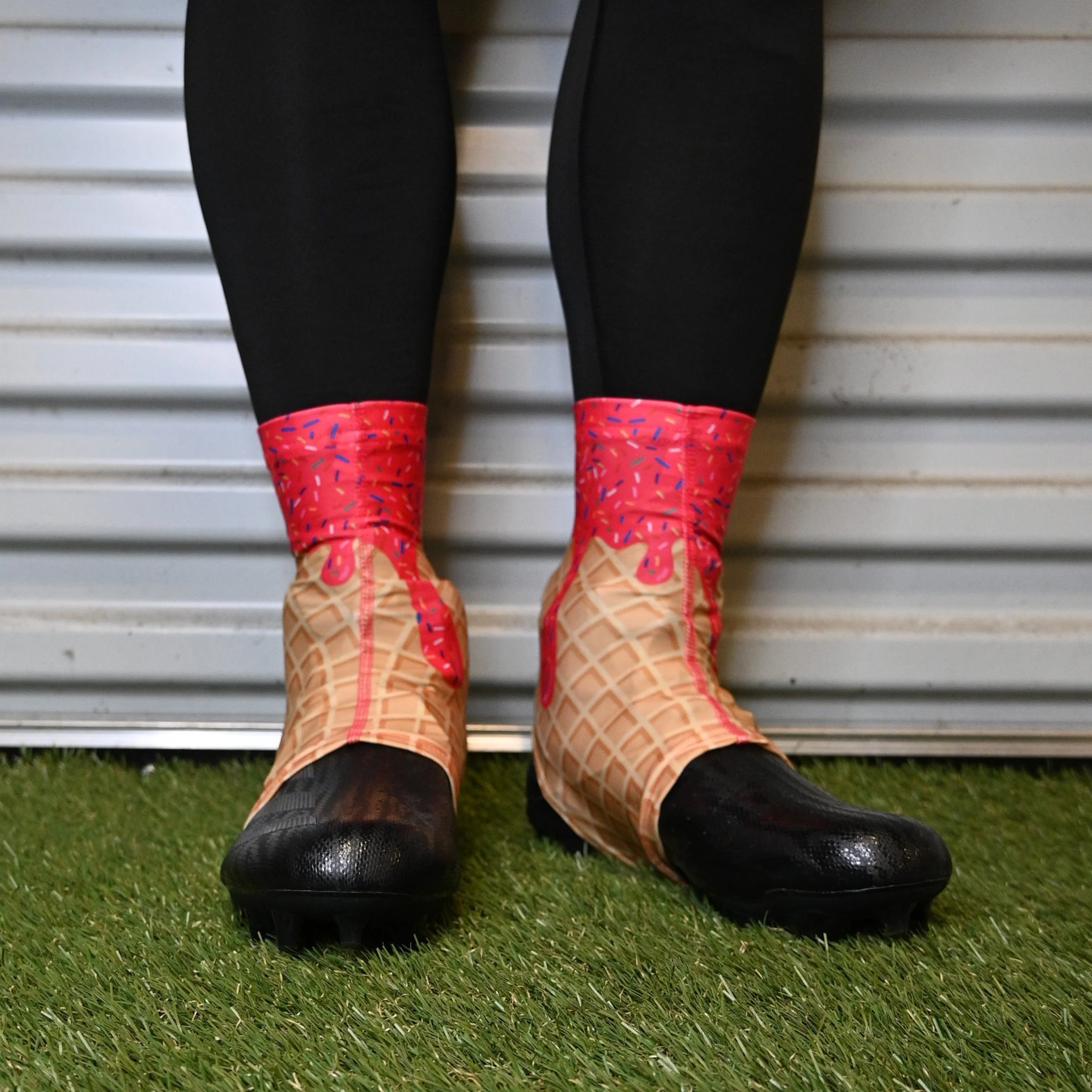 Pink Ice Cream Cleat Covers (Spats) - Image 3