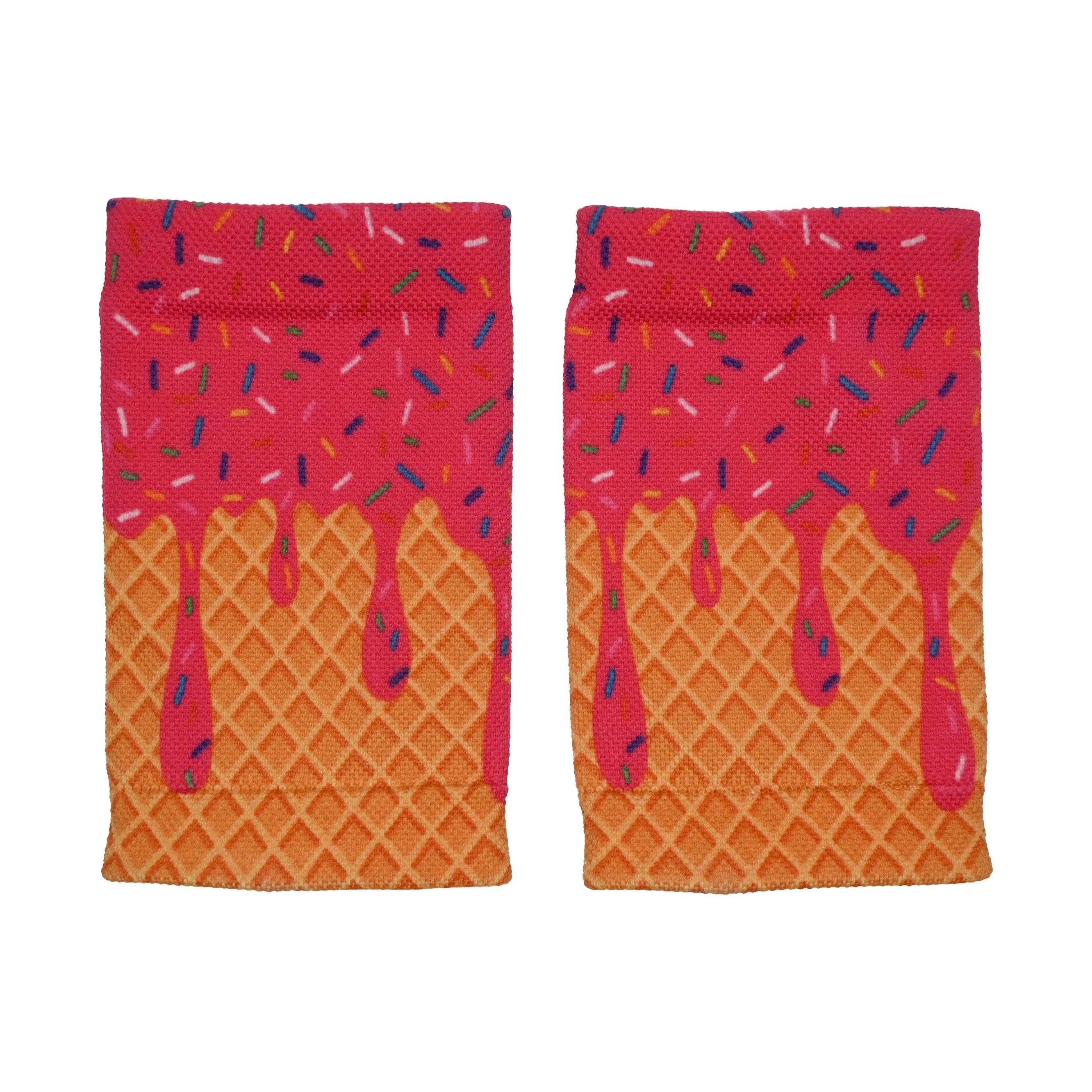 Pink Ice Cream Wrist Support Sleeves - Image 2