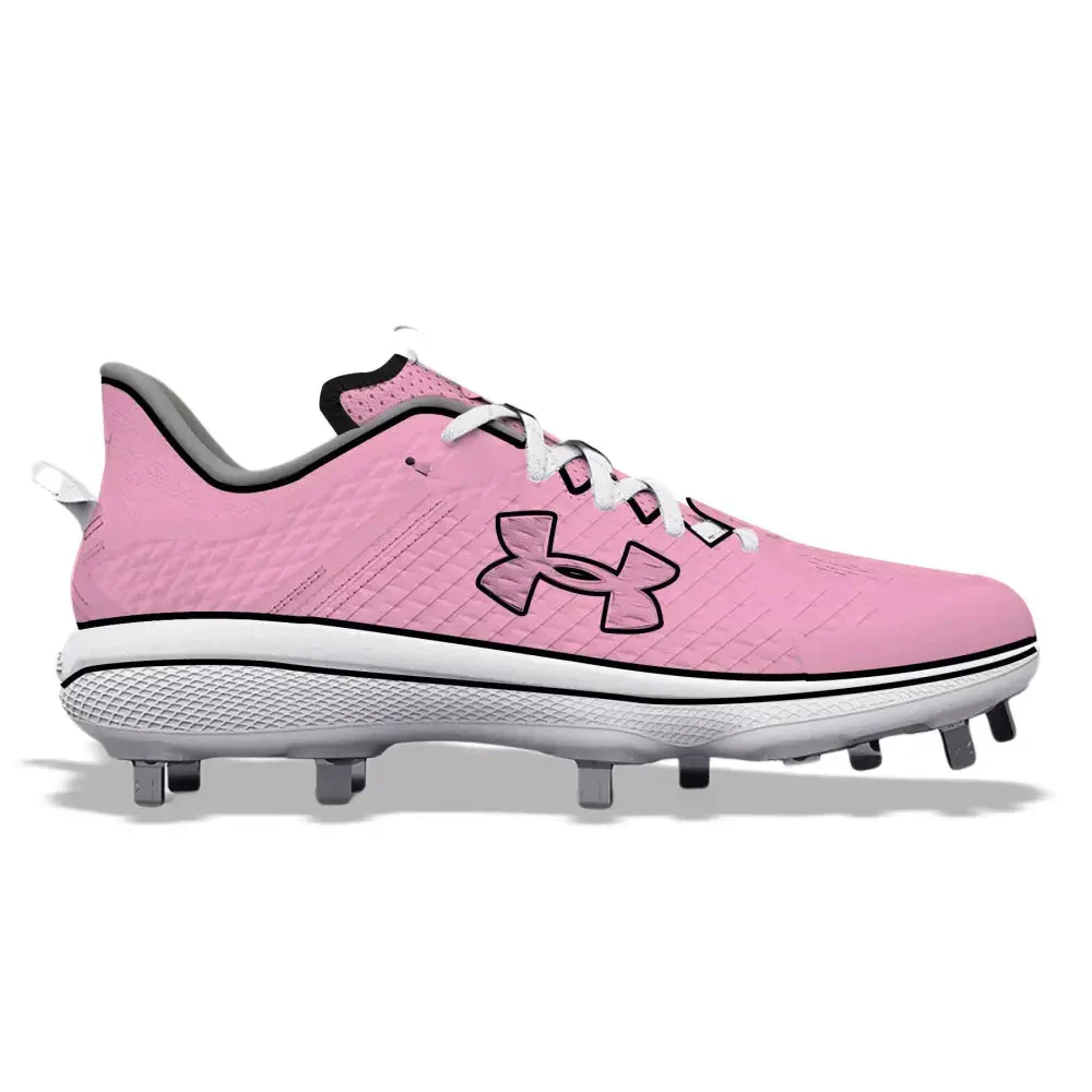 "Pink Pastel" Under Armour Yard MT Cleats