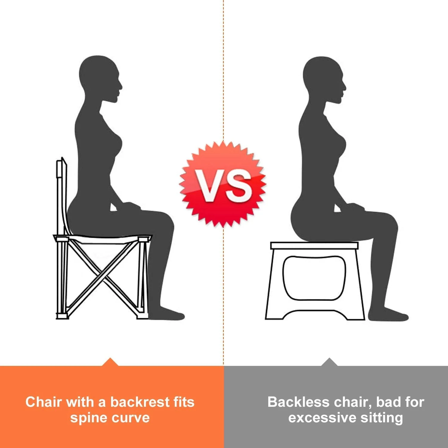 Portable Camping Chair with Adjustable Sunshade Canopy - Image 4