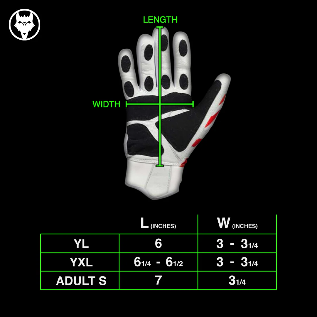 Prowler White Batting Gloves - Image 4