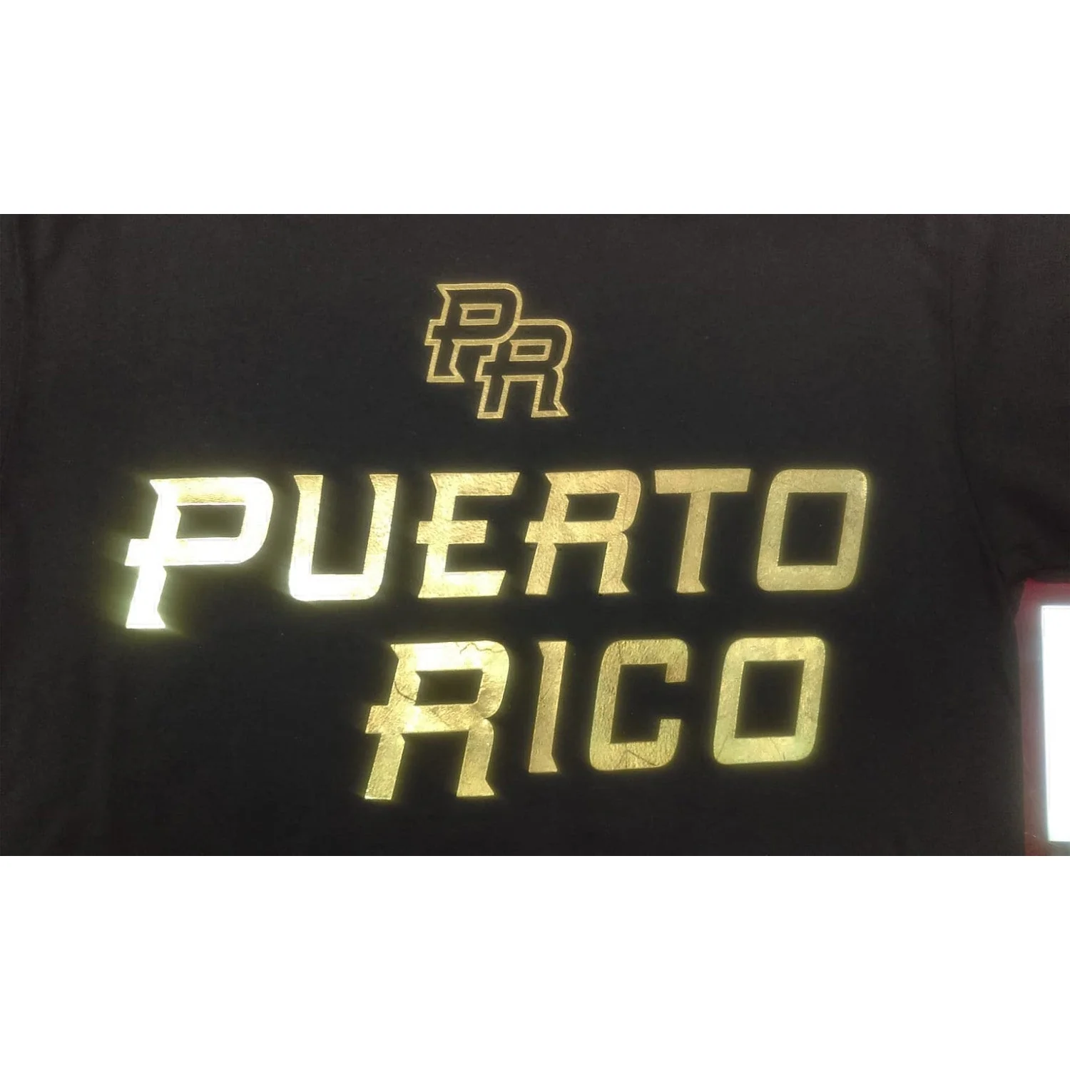 Puerto Rico PR Unisex Black T-Shirt - Image 2