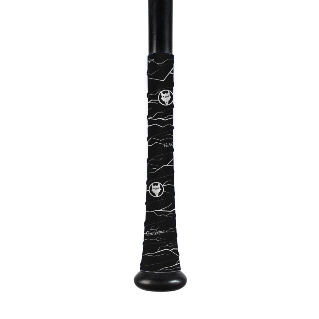 Pulse Black with White Bat Grip Tape