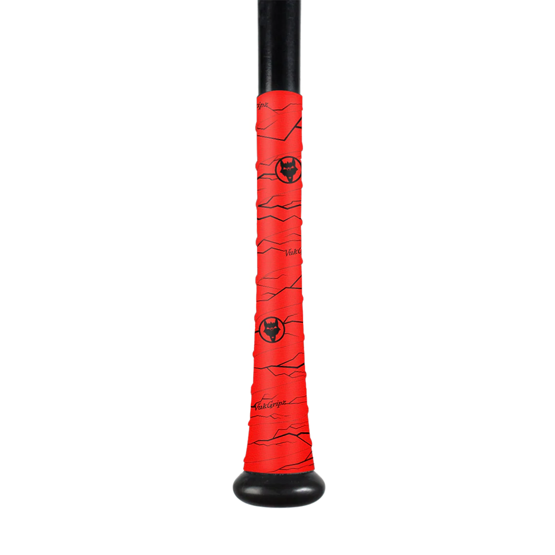 Pulse Red Bat Grip Tape with Black