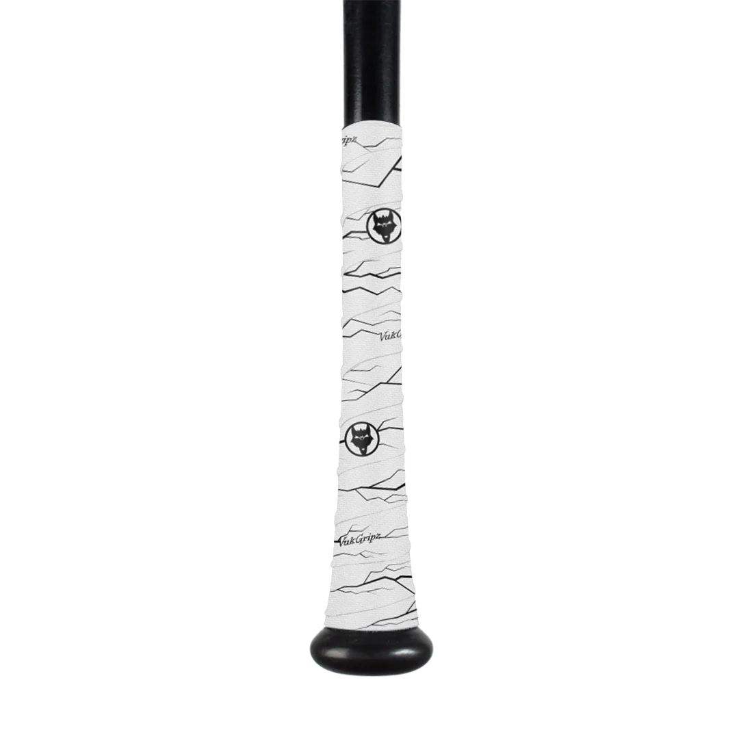 Pulse White Bat Grip Tape with Black