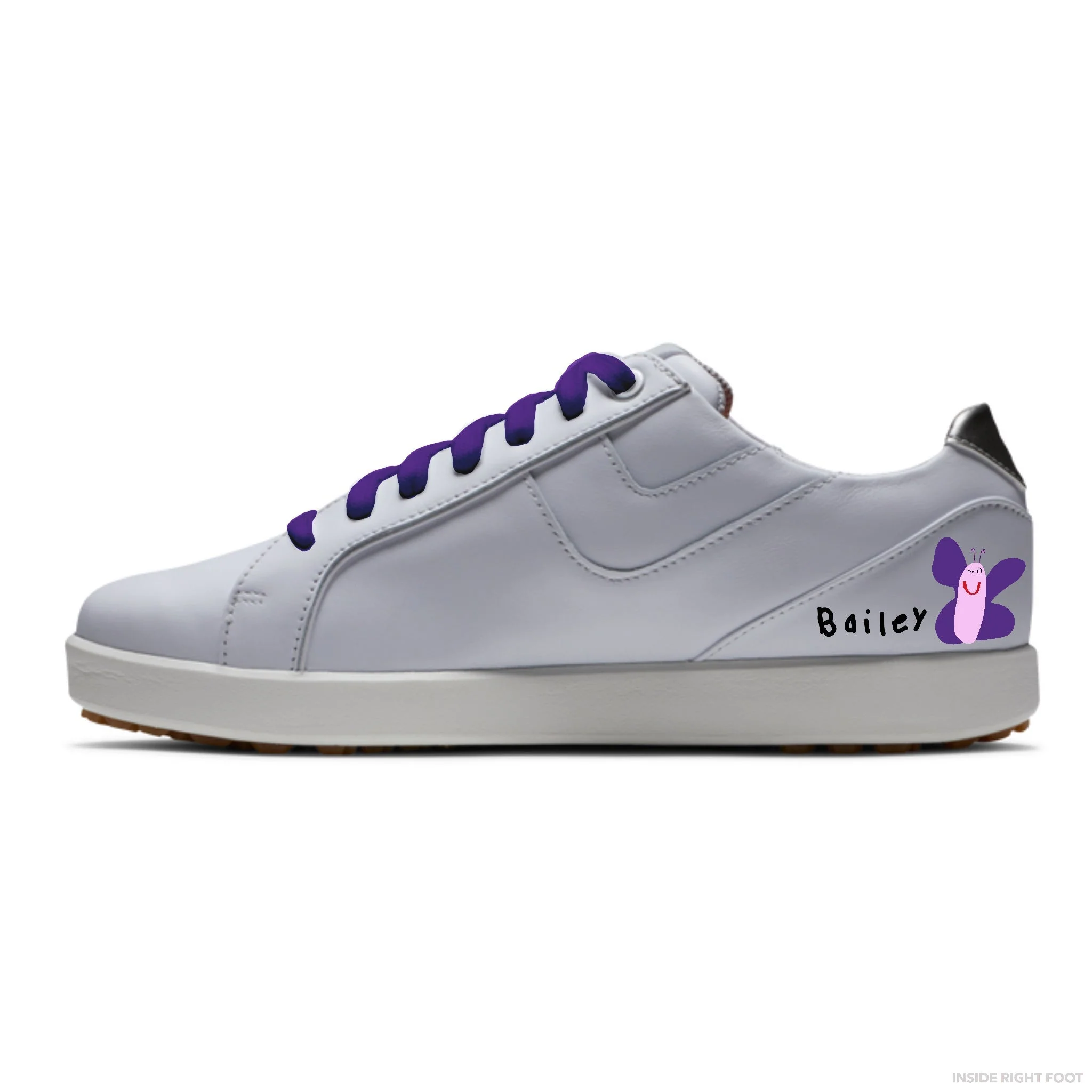 "Purple Eagle Shoes For St. Jude" FootJoy Links Women's Shoes - Image 3