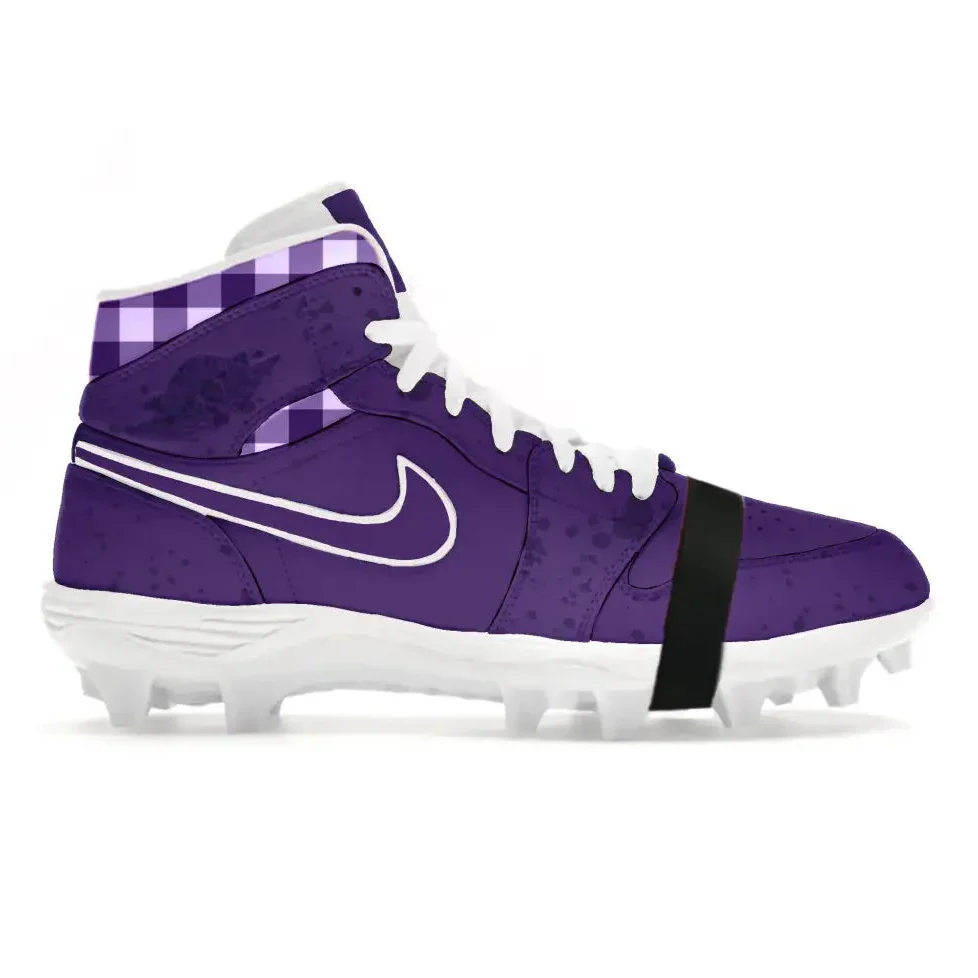 "Purple Lobster" Jordan 1 TD Cleats