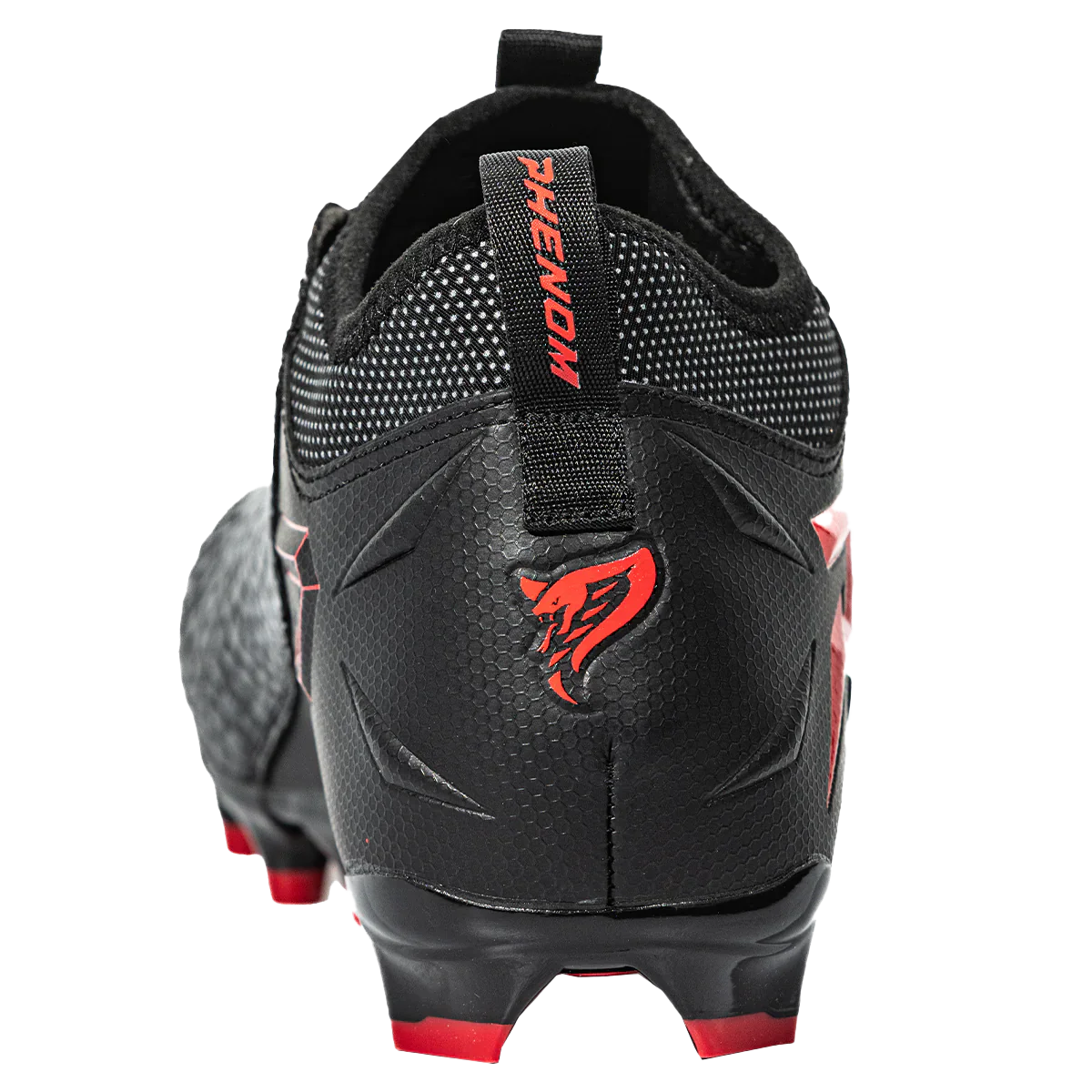 Quantum Speed Black Cobra Skin Football Cleats - Image 5