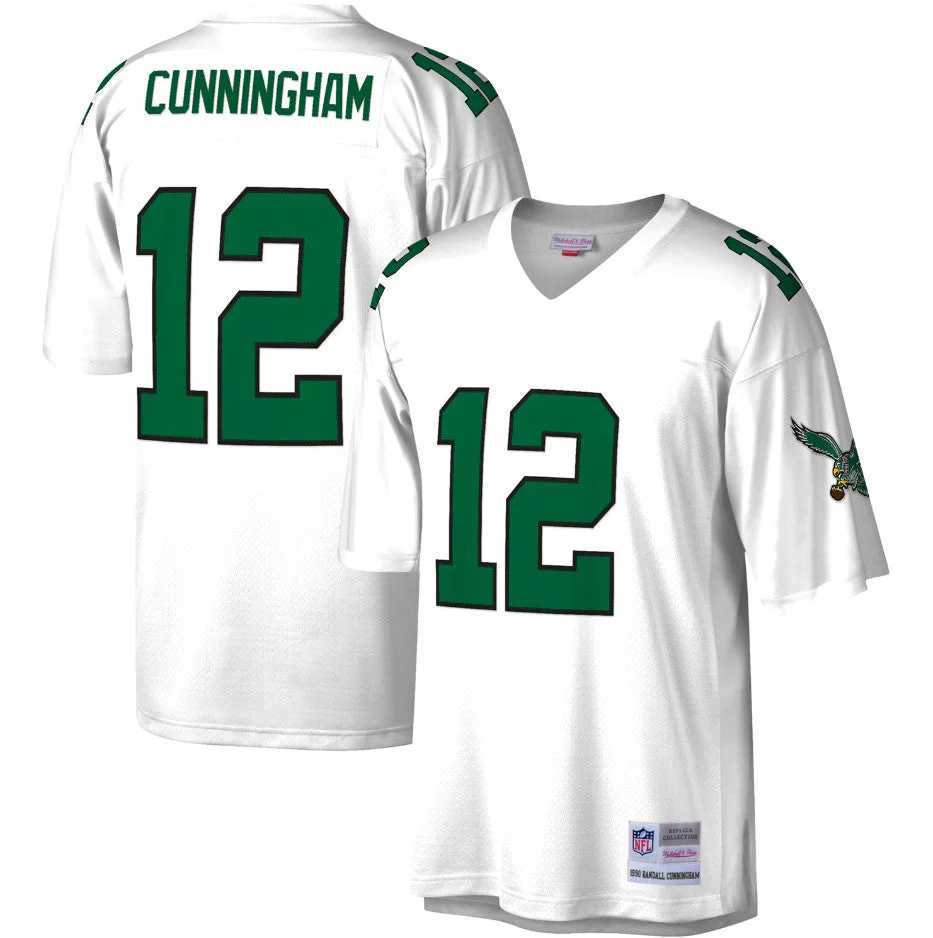 Philadelphia Eagles Randall Cunningham Mitchell & Ness Throwback Jersey - Image 2